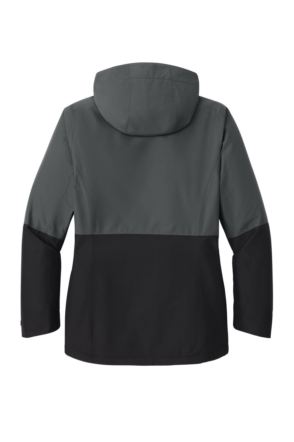 Port Authority Women's Insulated Heavy Ripstop Jacket - Grey Steel/ Deep Black