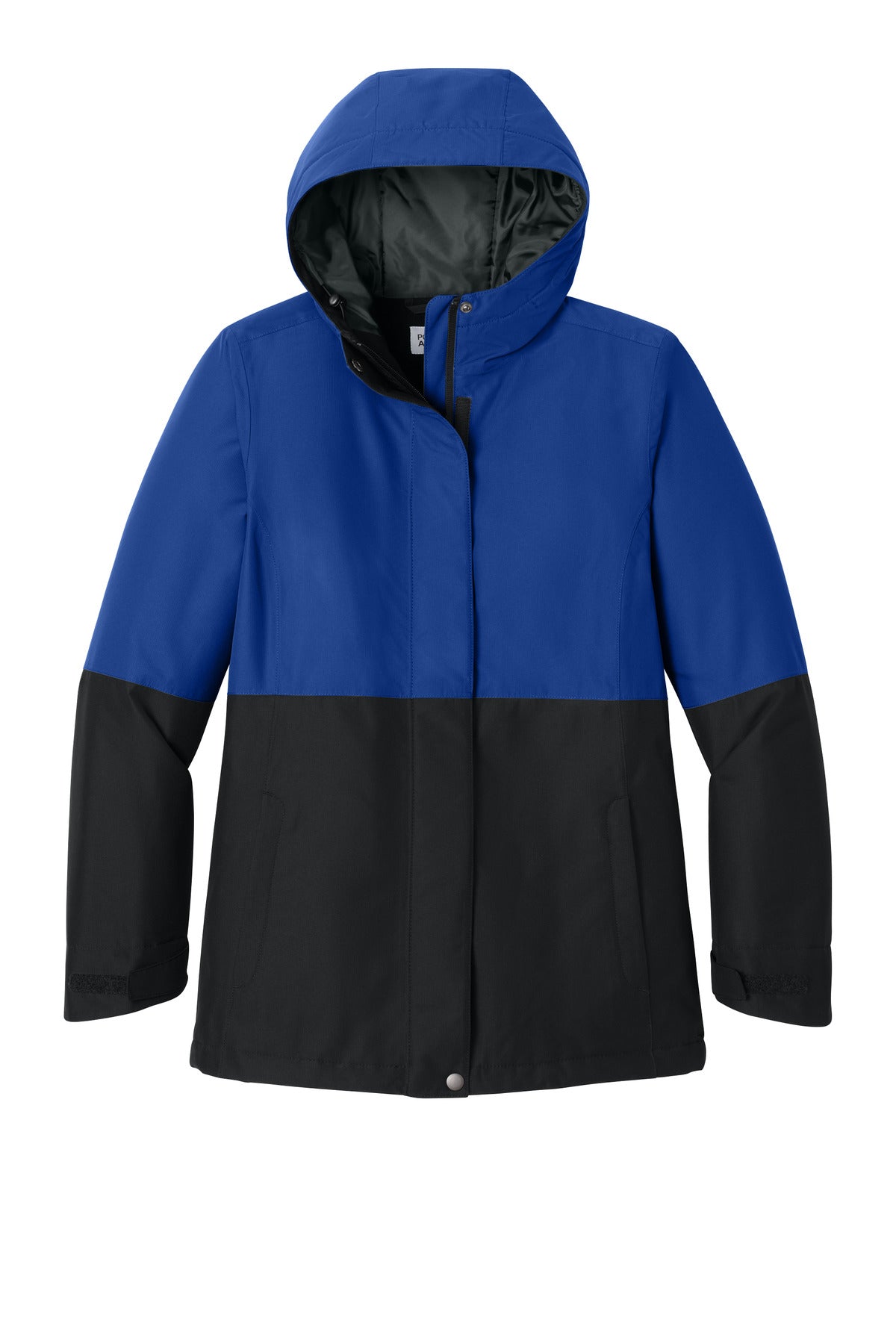 Port Authority Women's Insulated Heavy Ripstop Jacket - True Royal/ Deep Black