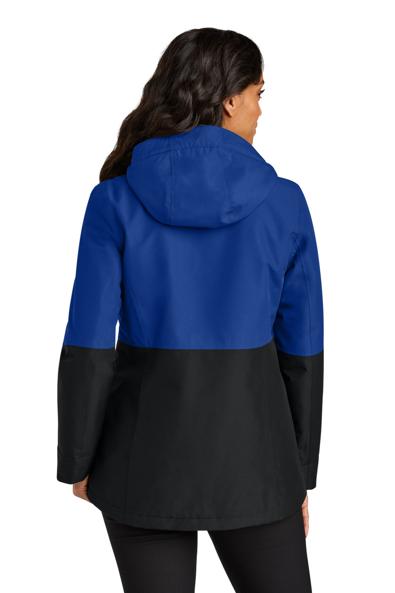 Port Authority Women's Insulated Heavy Ripstop Jacket - True Royal/ Deep Black