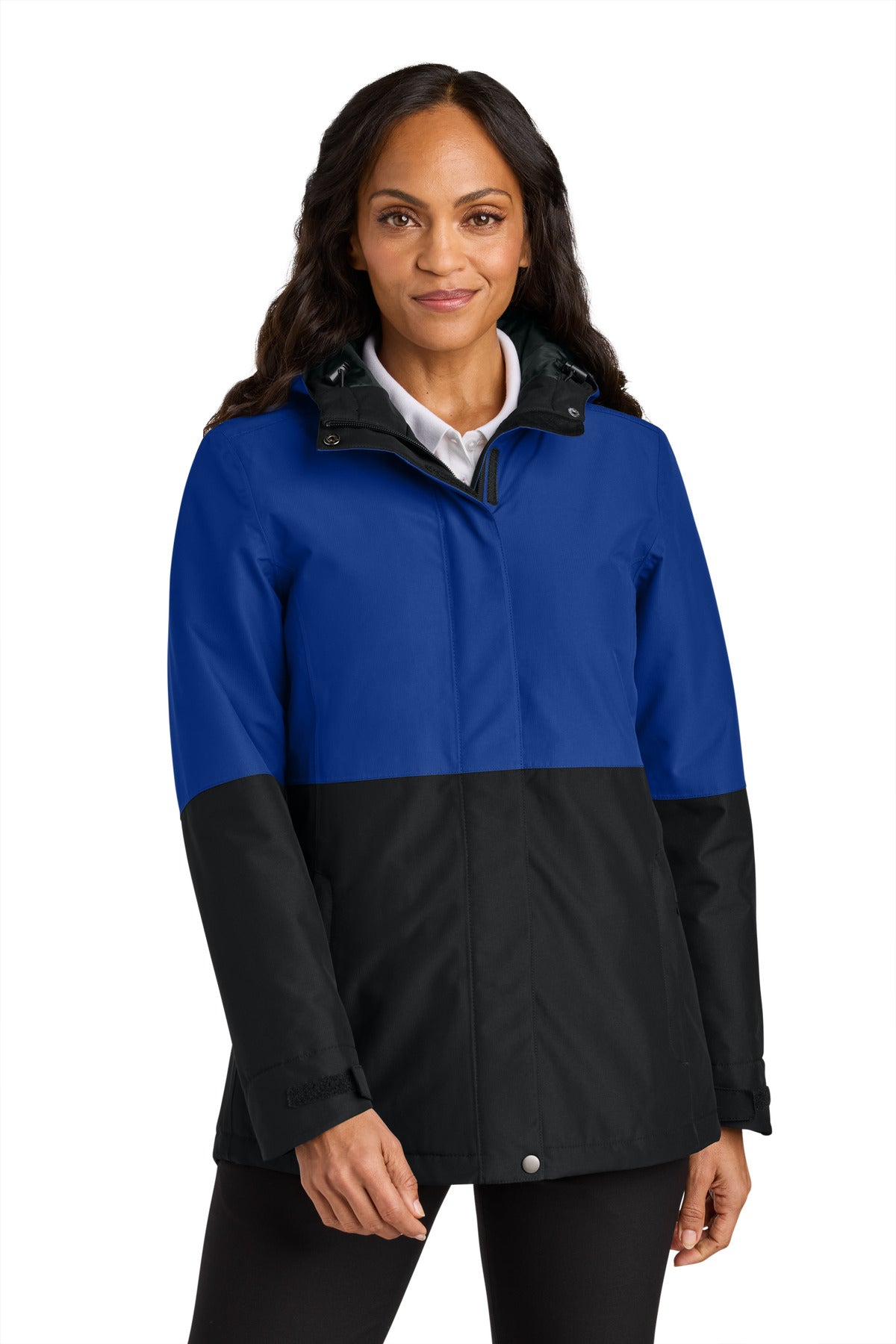 Port Authority Women's Insulated Heavy Ripstop Jacket - True Royal/ Deep Black
