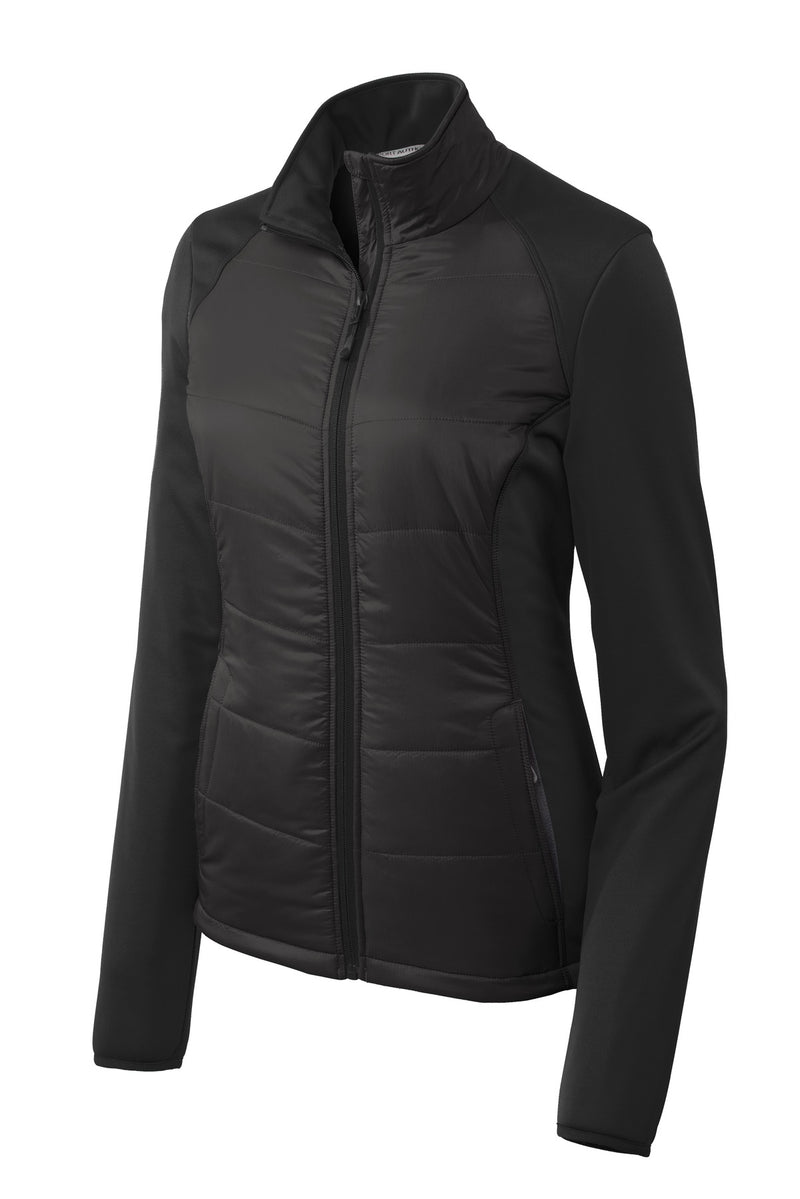 Port Authority Women's Hybrid Soft Shell Jacket - Deep Black