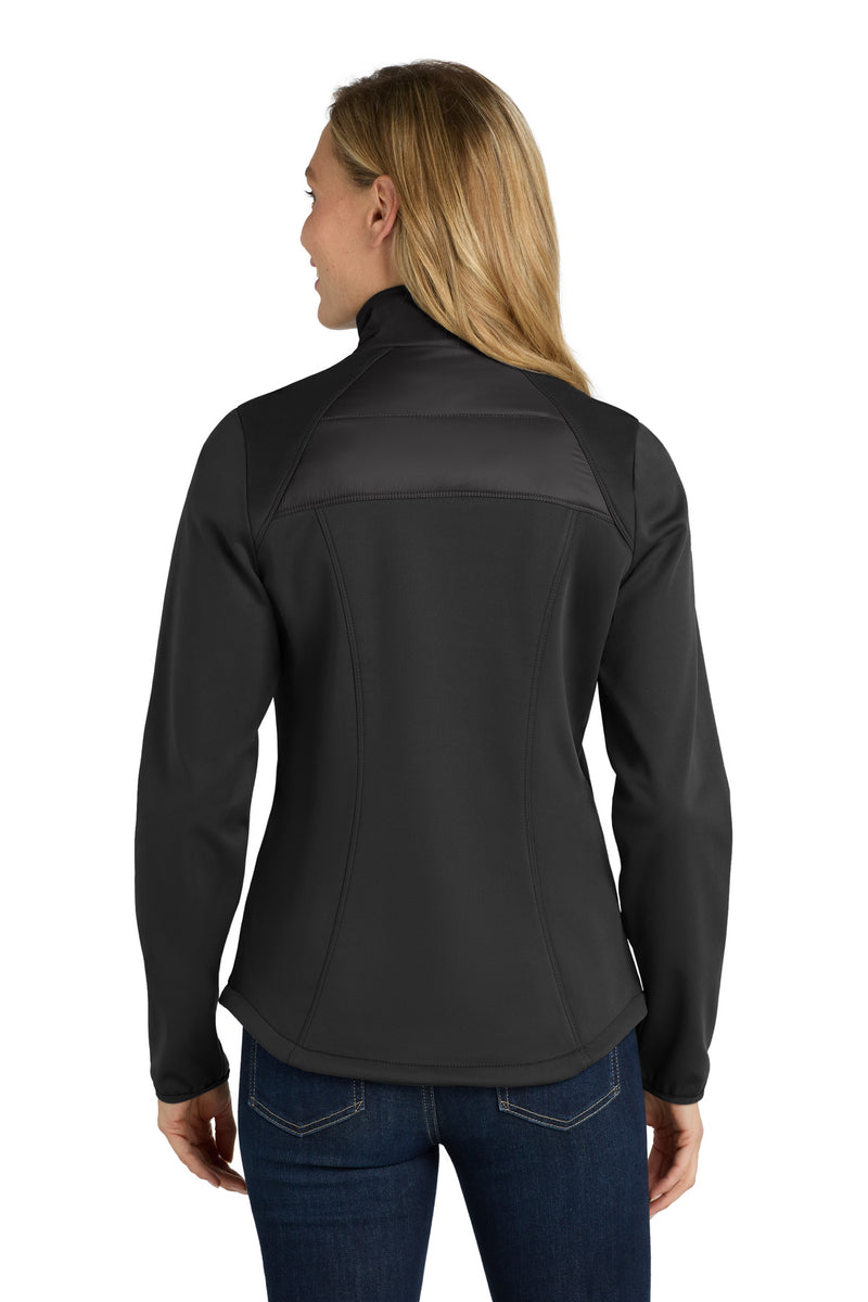 Port Authority Women's Hybrid Soft Shell Jacket - Deep Black
