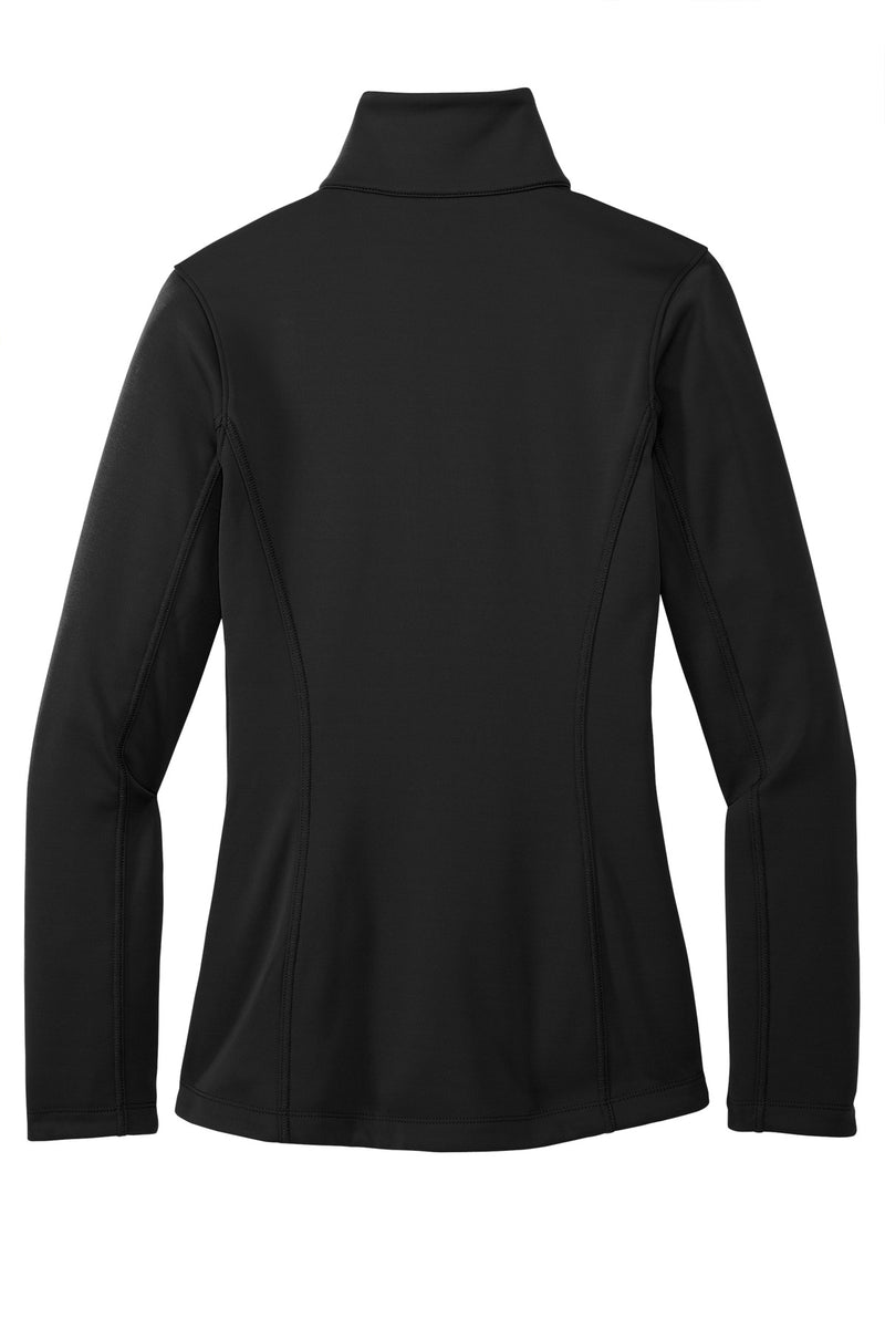 Port Authority Women's Smooth Fleece 1/4-Zip - Deep Black
