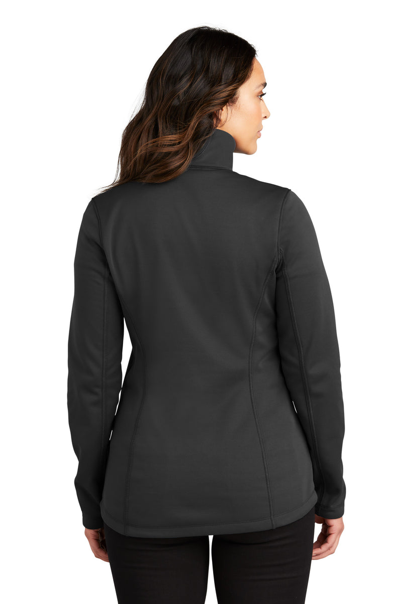 Port Authority Women's Smooth Fleece 1/4-Zip - Deep Black