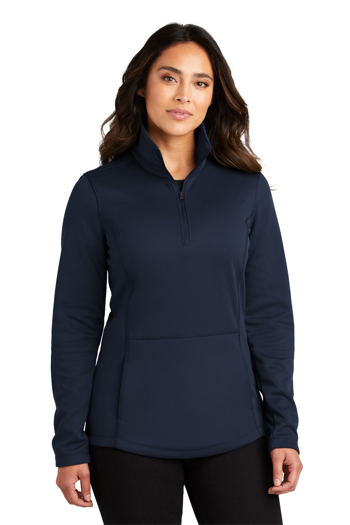 Port Authority Women's Smooth Fleece 1/4-Zip - River Blue Navy
