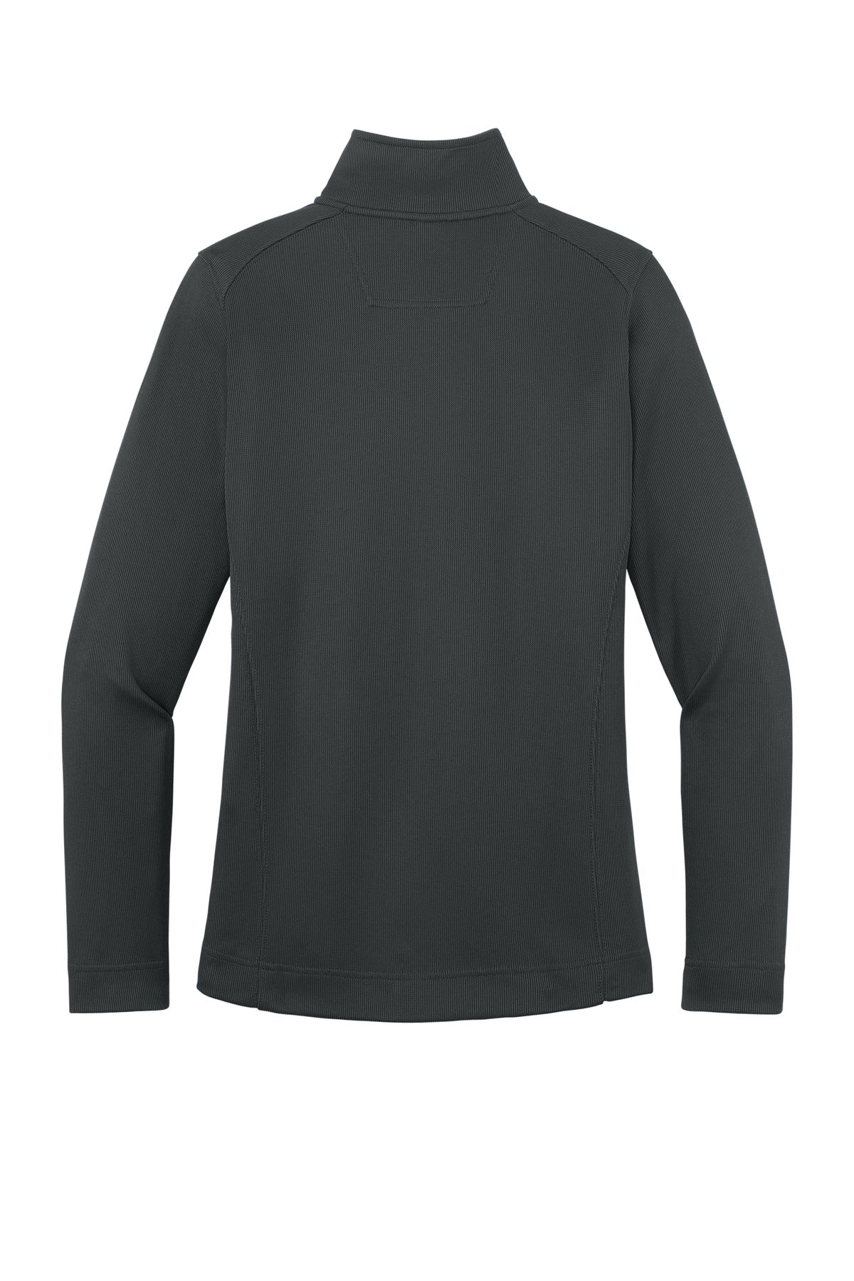 Port Authority Women's Vertical Texture Full-Zip Jacket - Iron Grey/ Black