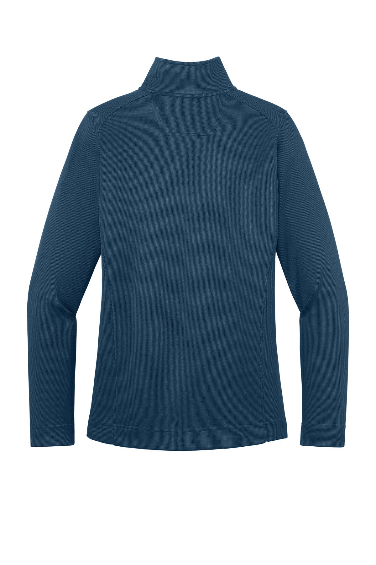 Port Authority Women's Vertical Texture Full-Zip Jacket - Regatta Blue/ Iron Grey