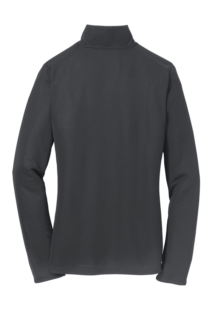 Port Authority Women's Pinpoint Mesh 1/2-Zip - Battleship Grey