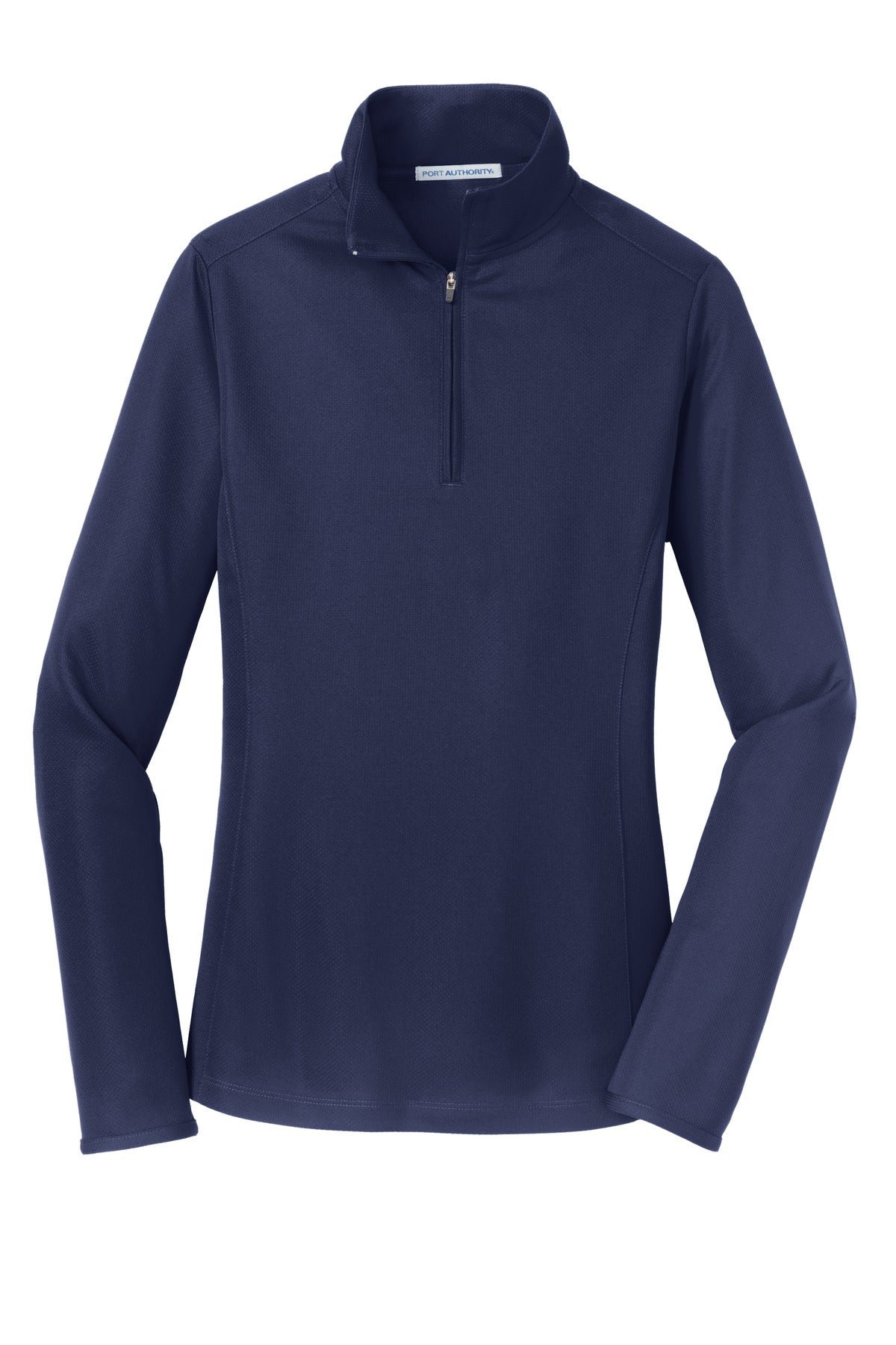 Port Authority Women's Pinpoint Mesh 1/2-Zip - True Navy