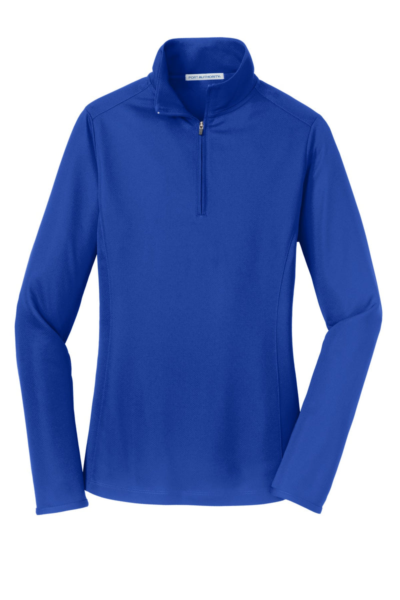 Port Authority Women's Pinpoint Mesh 1/2-Zip - True Royal
