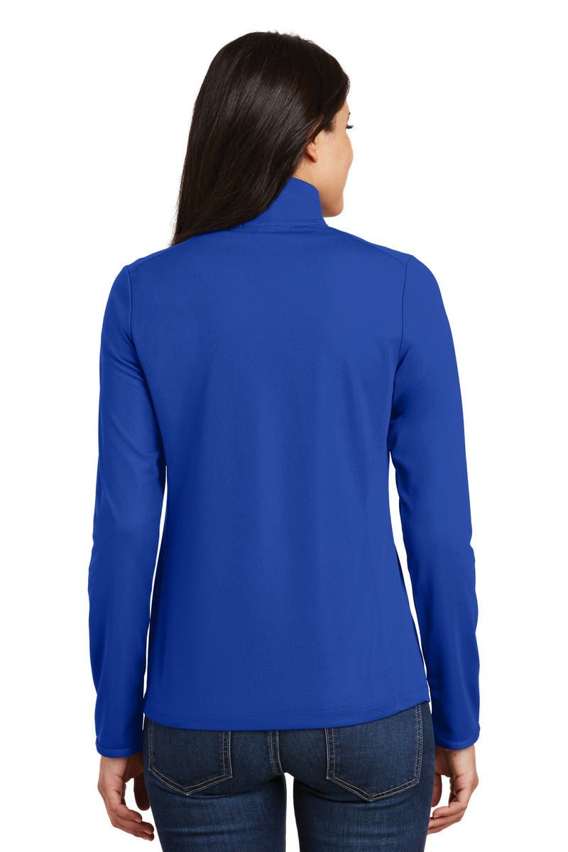 Port Authority Women's Pinpoint Mesh 1/2-Zip - True Royal