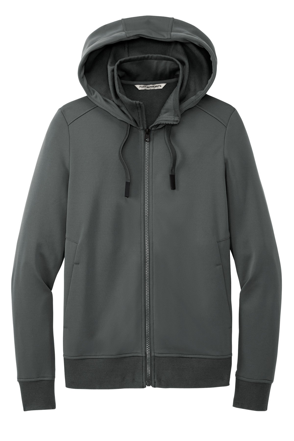 Port Authority Women's Smooth Fleece Hooded Jacket - Graphite