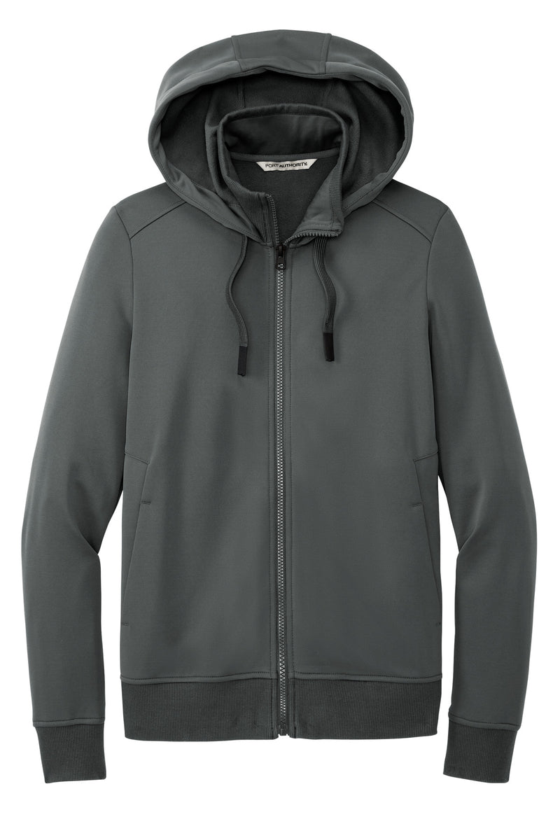 Port Authority Women's Smooth Fleece Hooded Jacket - Graphite