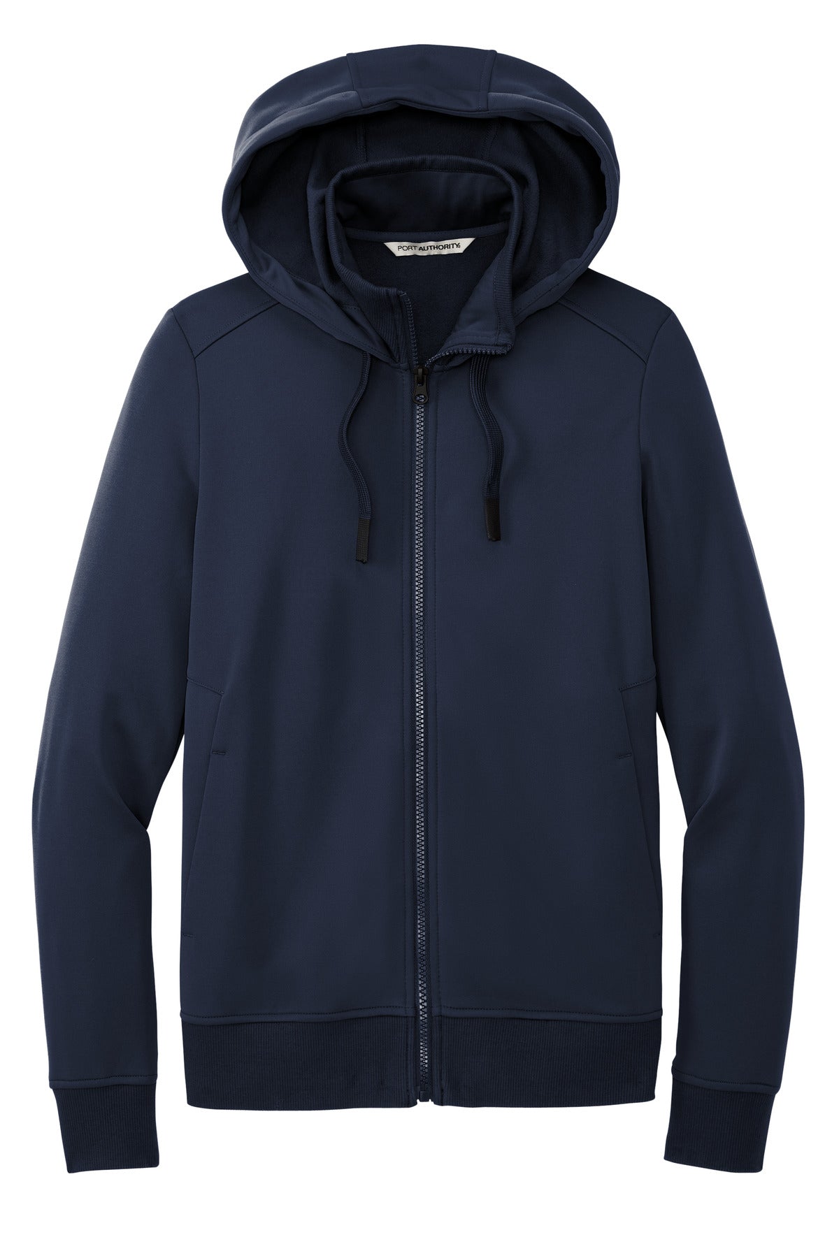 Port Authority Women's Smooth Fleece Hooded Jacket - River Blue Navy