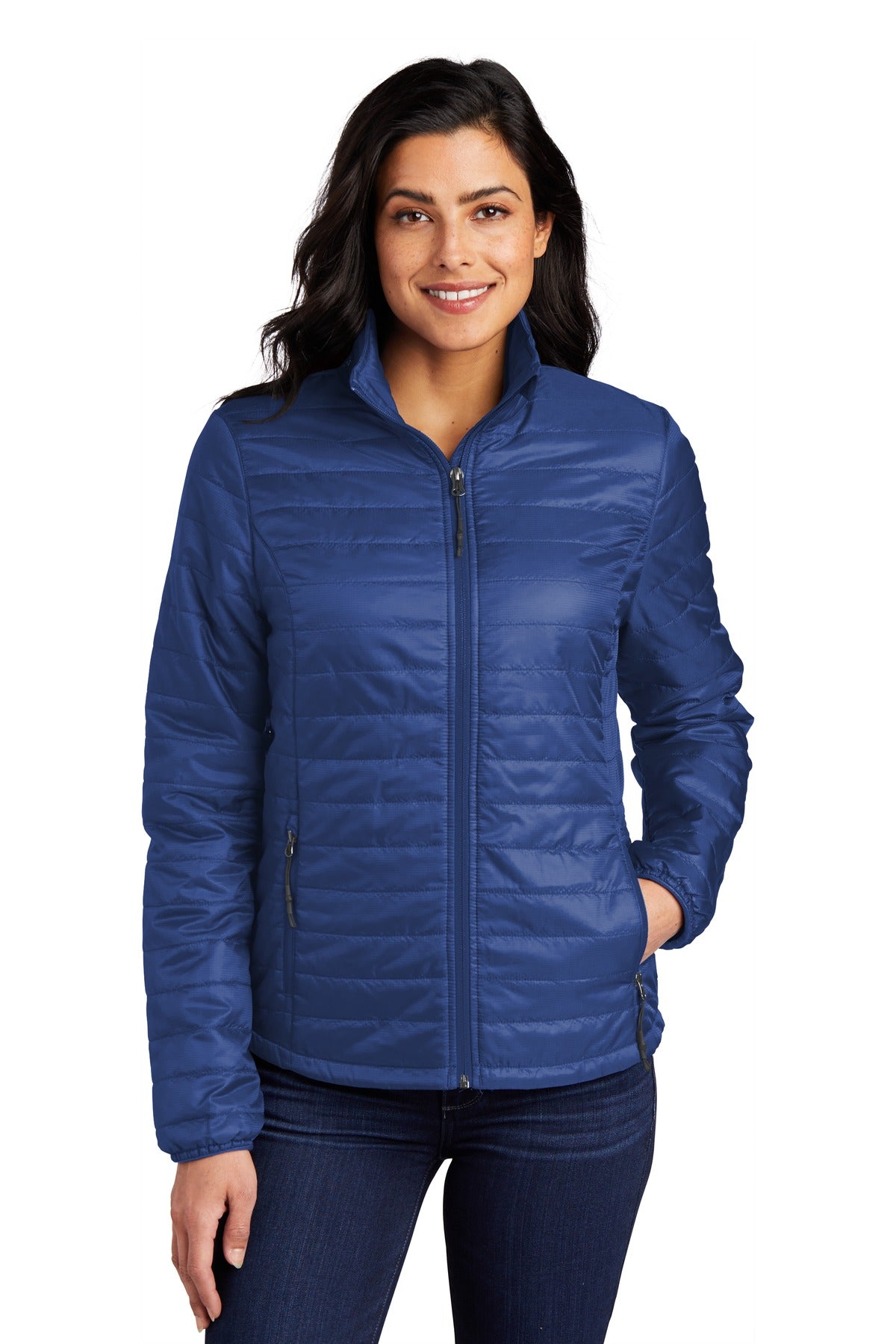 Port Authority Women's Packable Puffy Jacket - Cobalt Blue