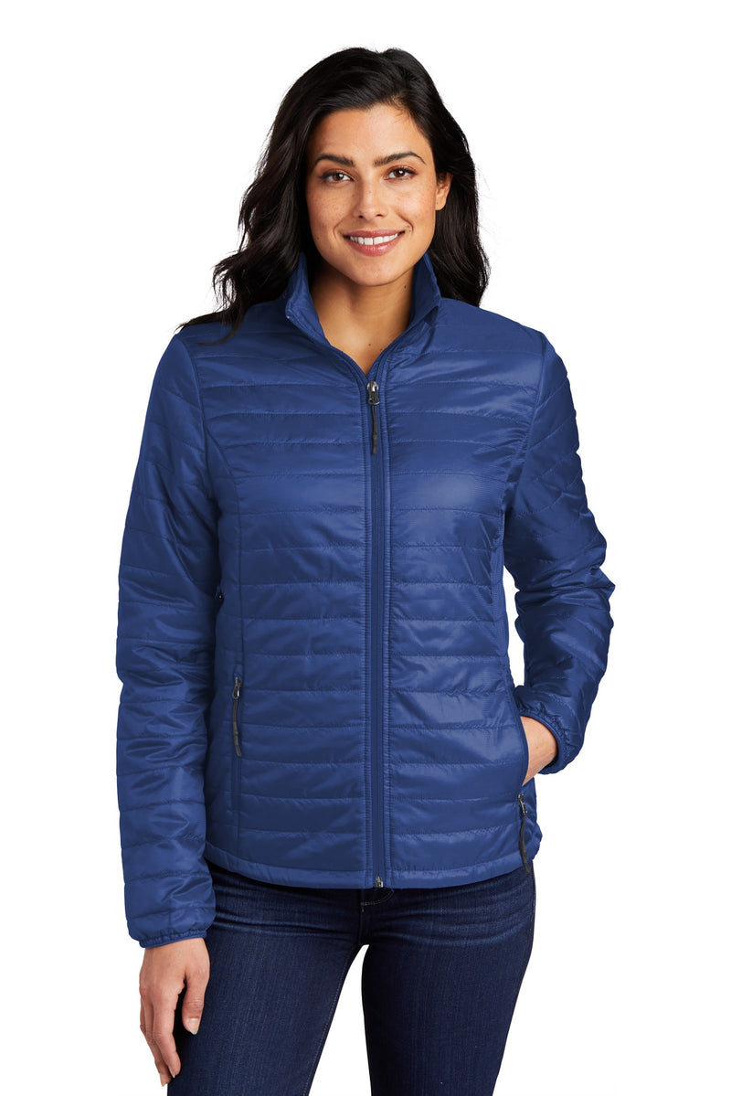 Port Authority Women's Packable Puffy Jacket - Cobalt Blue