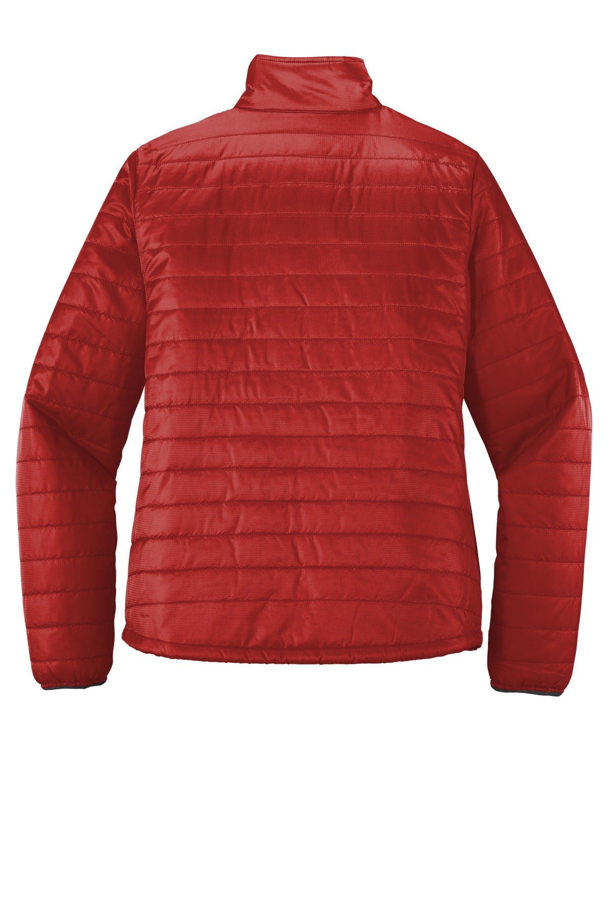 Port Authority Women's Packable Puffy Jacket - Fire Red/ Graphite