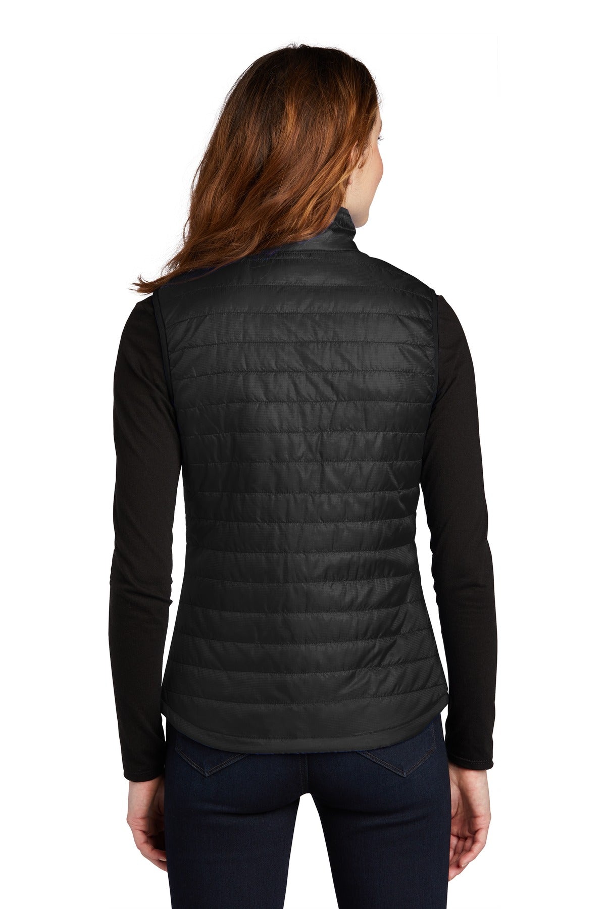 Port Authority  Women's Packable Puffy Vest - Deep Black