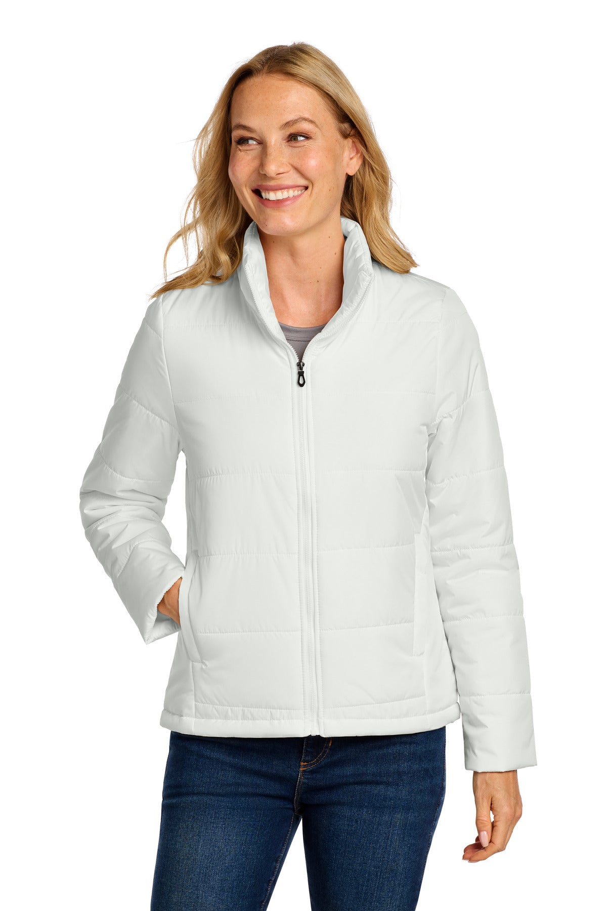 Port Authority Women's Puffer Jacket - Marshmallow