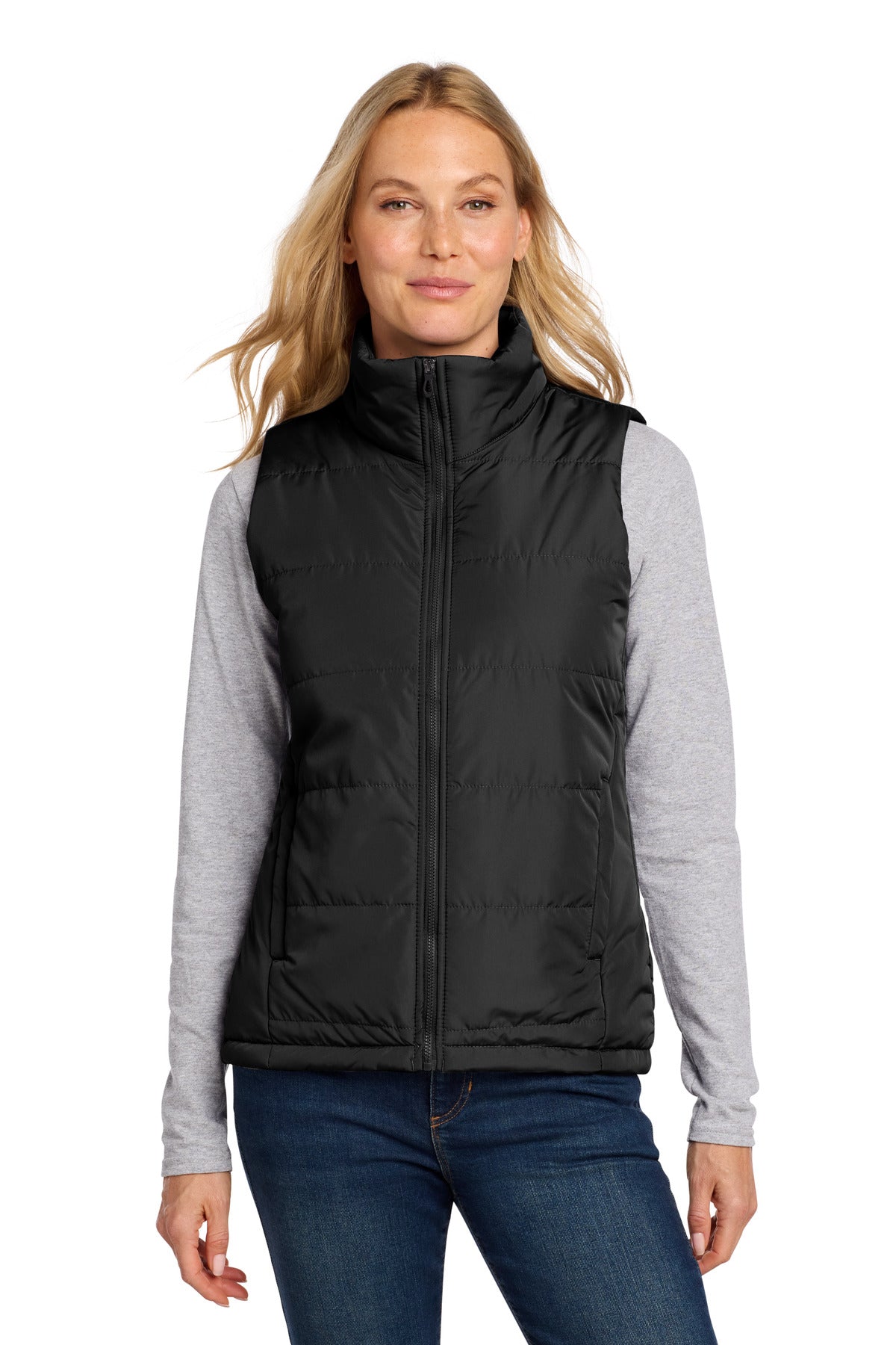 Port Authority Women's Puffer Vest - Deep Black