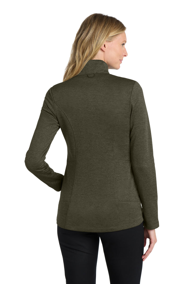 Port Authority  Women's Collective Striated Fleece Jacket - Deep Olive Heather