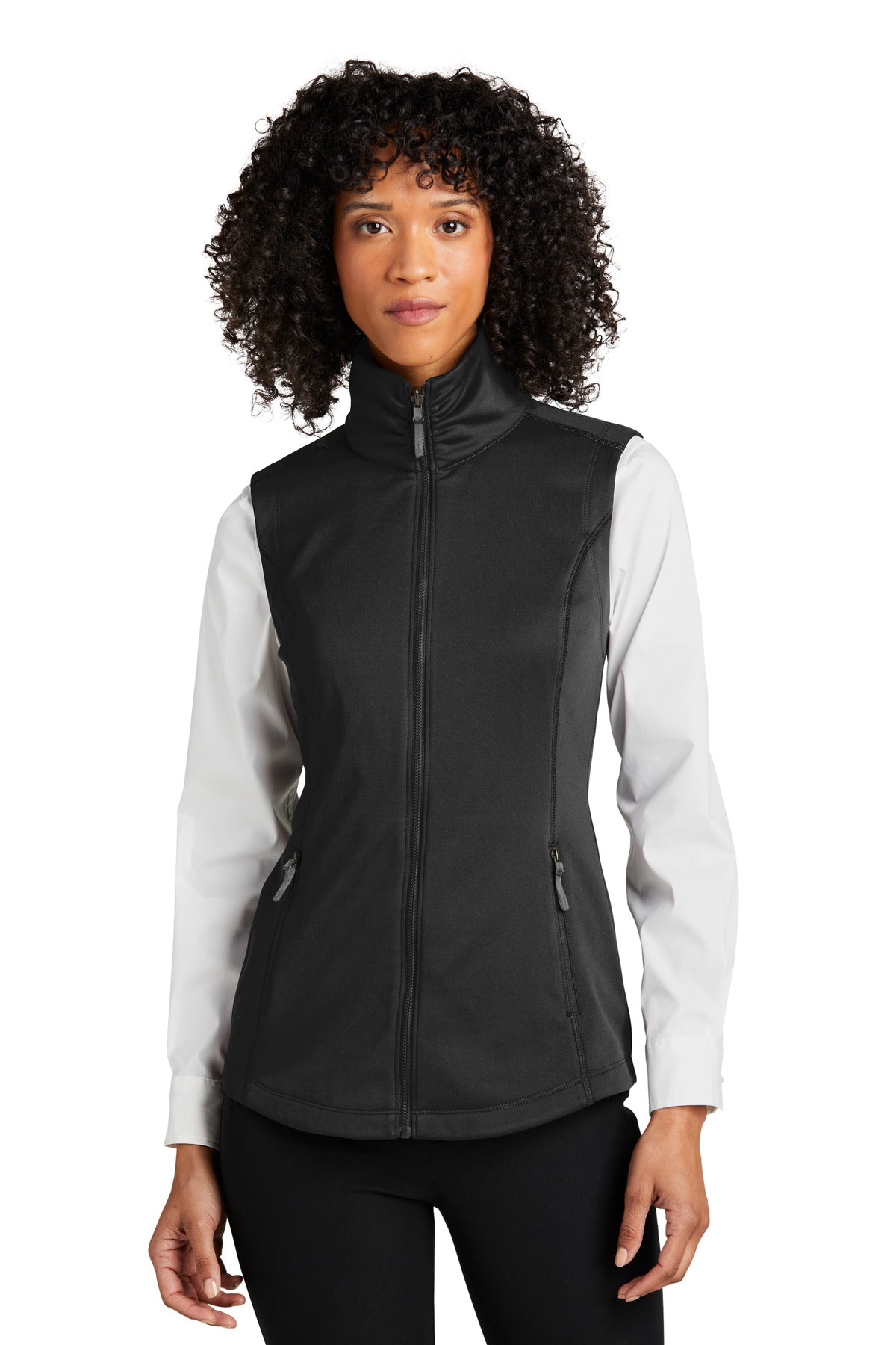 Port Authority Women's Collective Smooth Fleece Vest - Deep Black