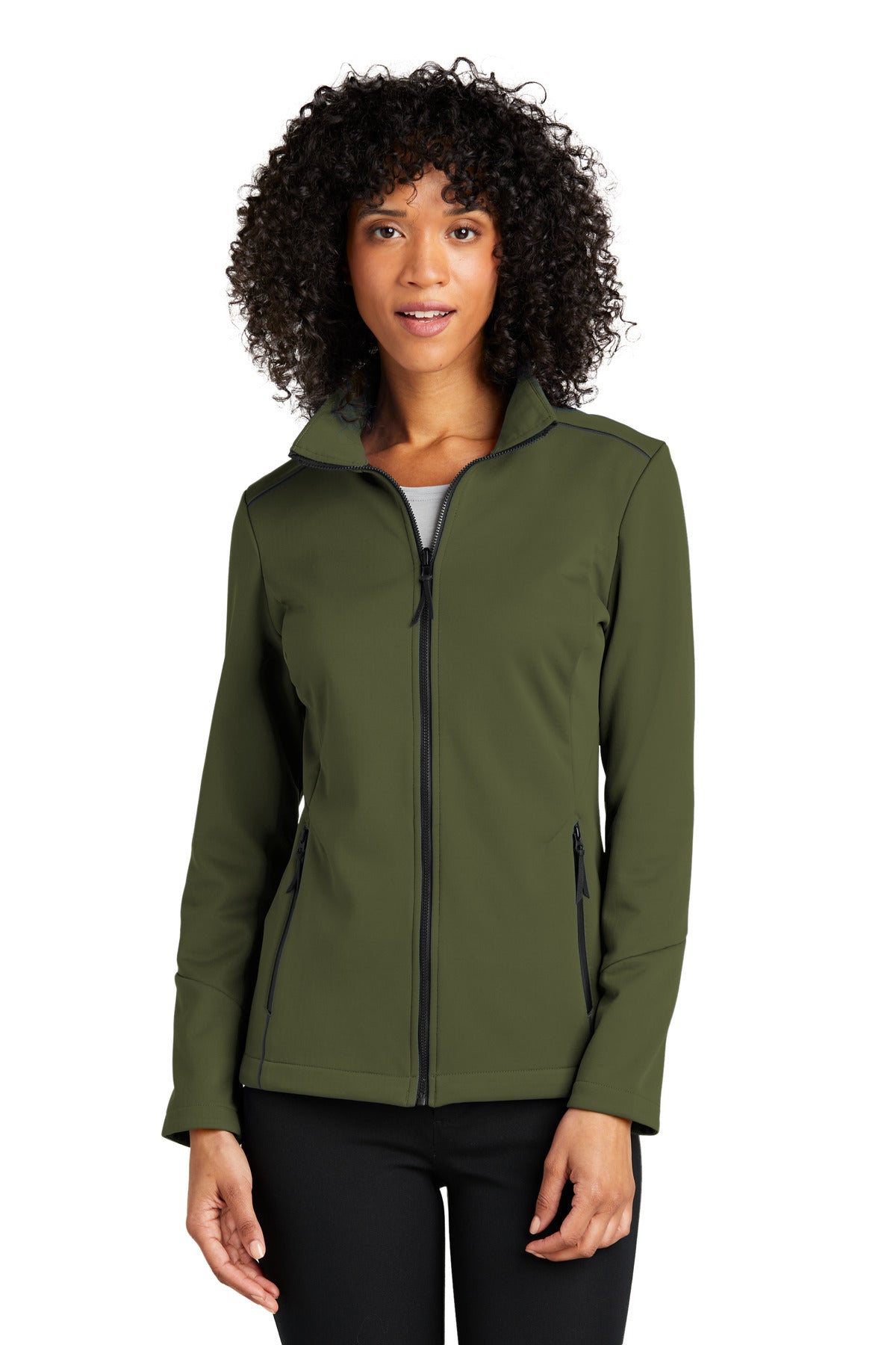 Port Authority Women's Collective Tech Soft Shell Jacket - Olive Green