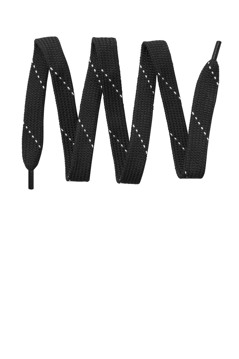 Sport-Tek Laces - Black/ White