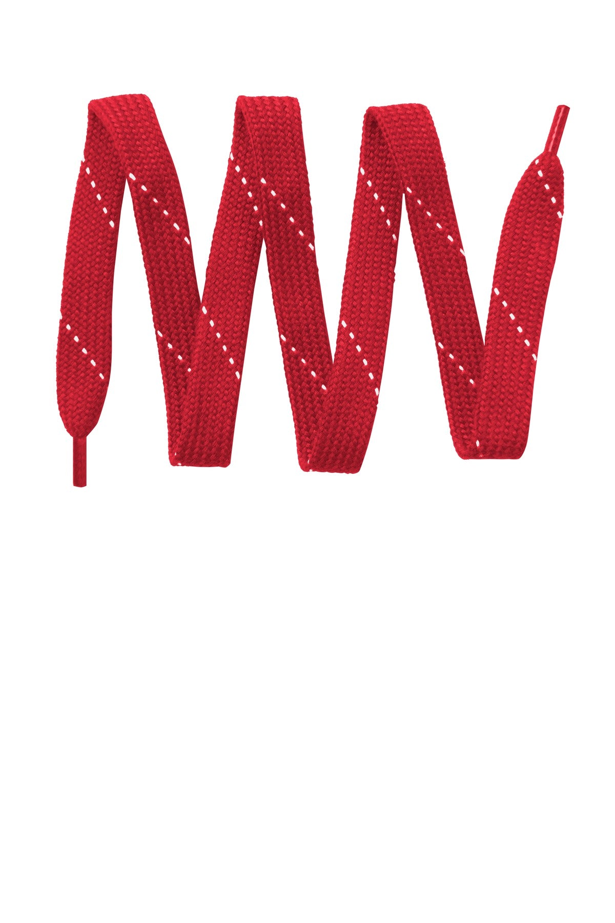 Sport-Tek Laces - Deep Red/ White