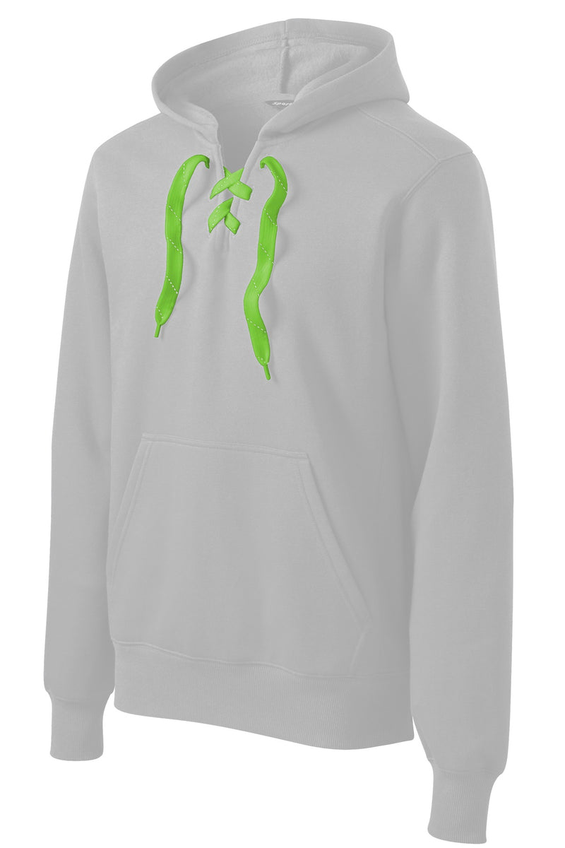 Sport-Tek Laces - Neon Green/ White