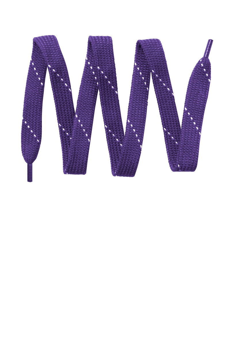 Sport-Tek Laces - Purple/ White