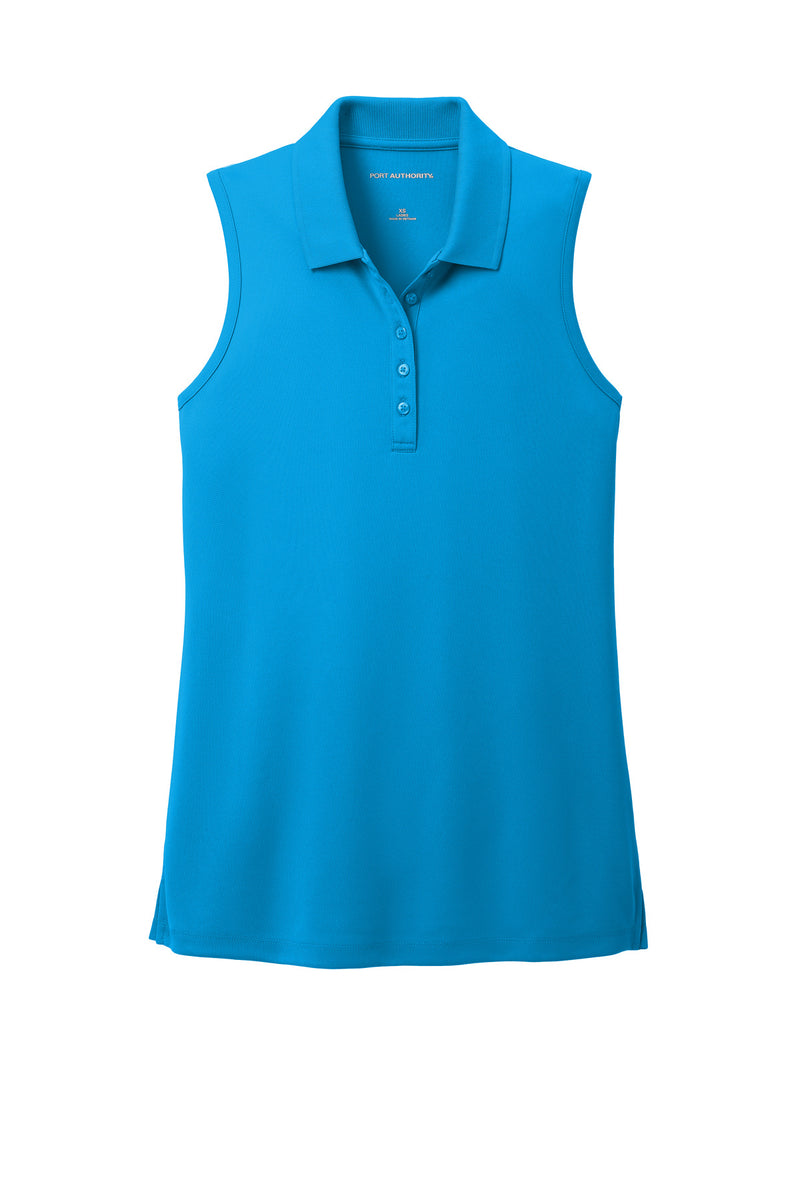 Port Authority Women's Dry Zone UV Micro-Mesh Sleeveless Polo - Coastal Blue