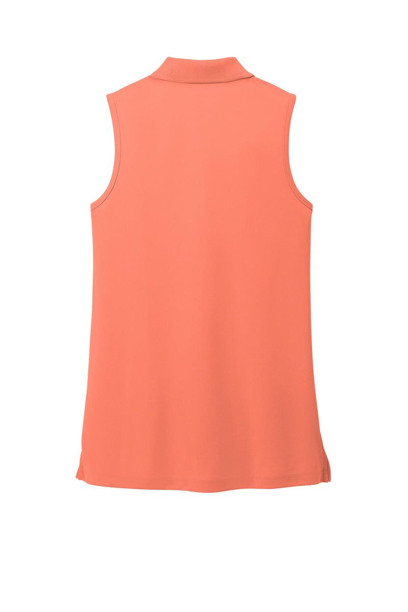 Port Authority Women's Dry Zone UV Micro-Mesh Sleeveless Polo - Coral Splash