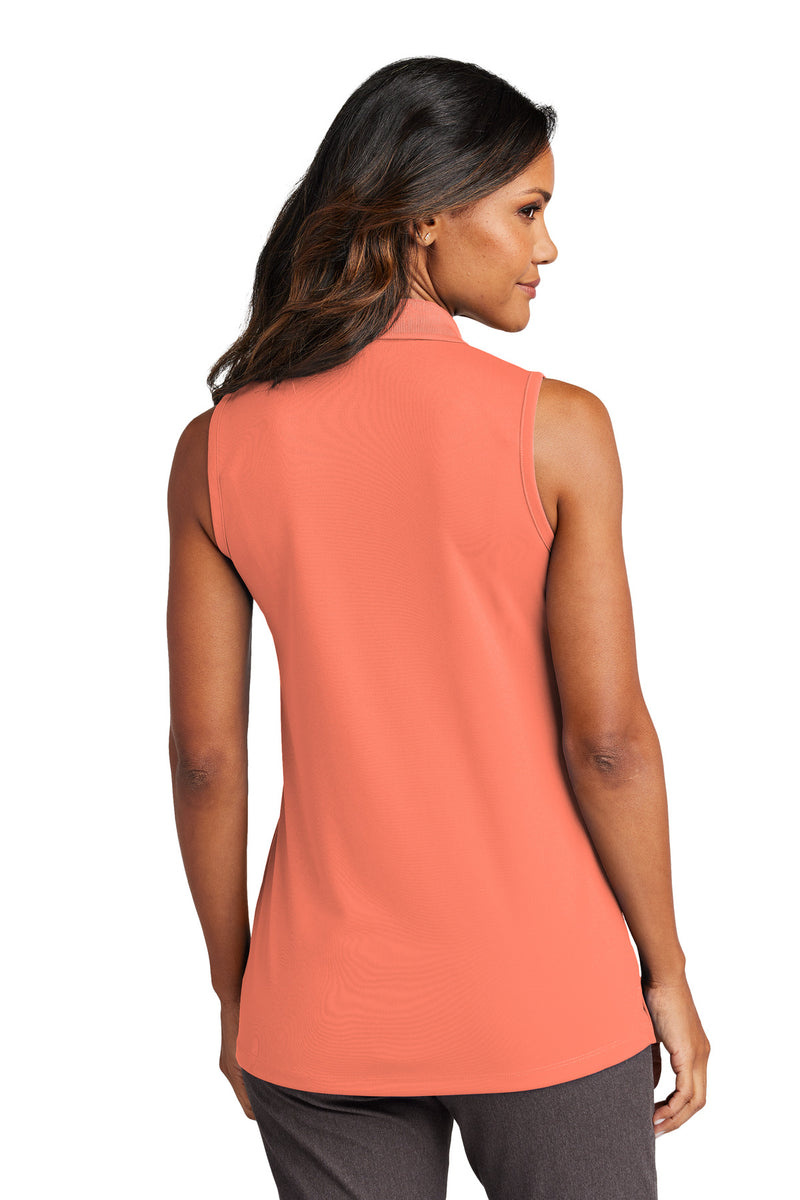 Port Authority Women's Dry Zone UV Micro-Mesh Sleeveless Polo - Coral Splash