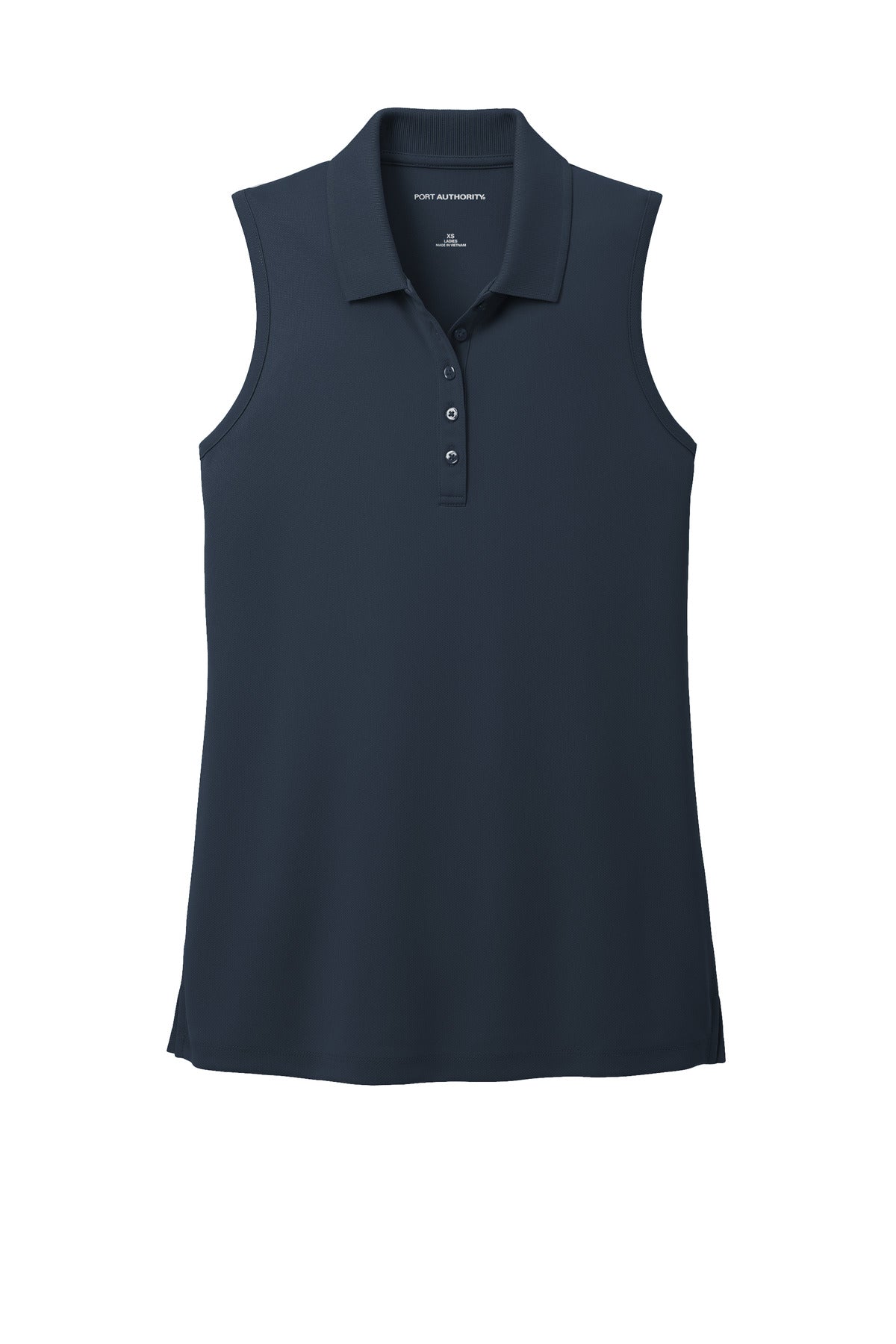 Port Authority Women's Dry Zone UV Micro-Mesh Sleeveless Polo - River Blue Navy