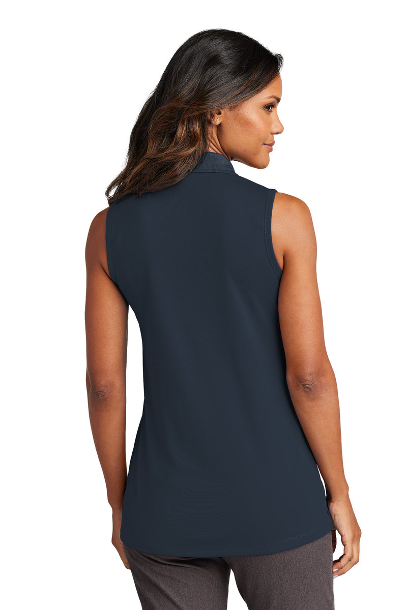 Port Authority Women's Dry Zone UV Micro-Mesh Sleeveless Polo - River Blue Navy