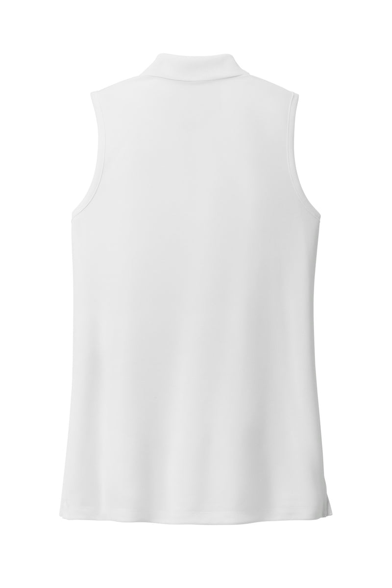 Port Authority Women's Dry Zone UV Micro-Mesh Sleeveless Polo - White