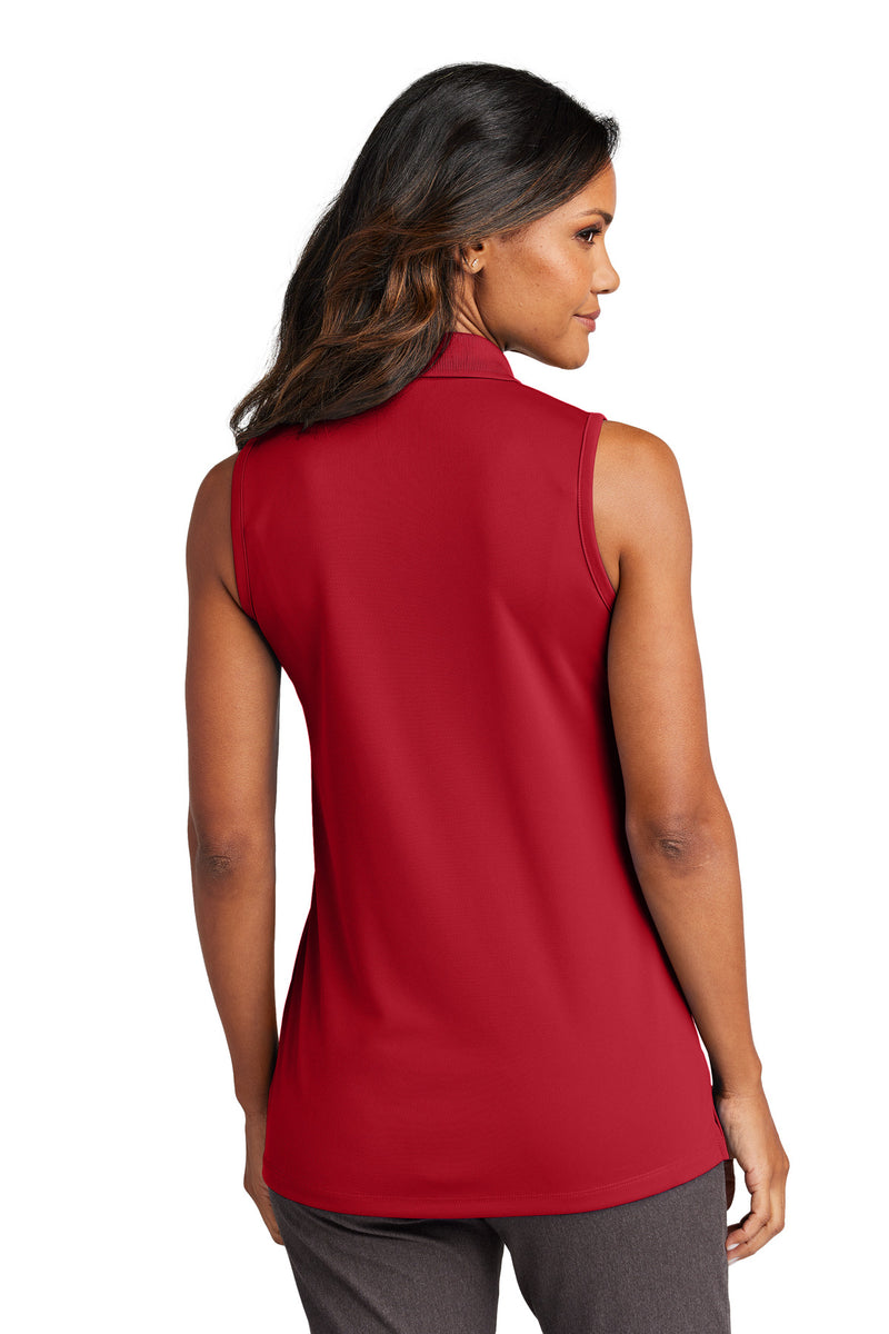 Port Authority Women's Dry Zone UV Micro-Mesh Sleeveless Polo - Rich Red