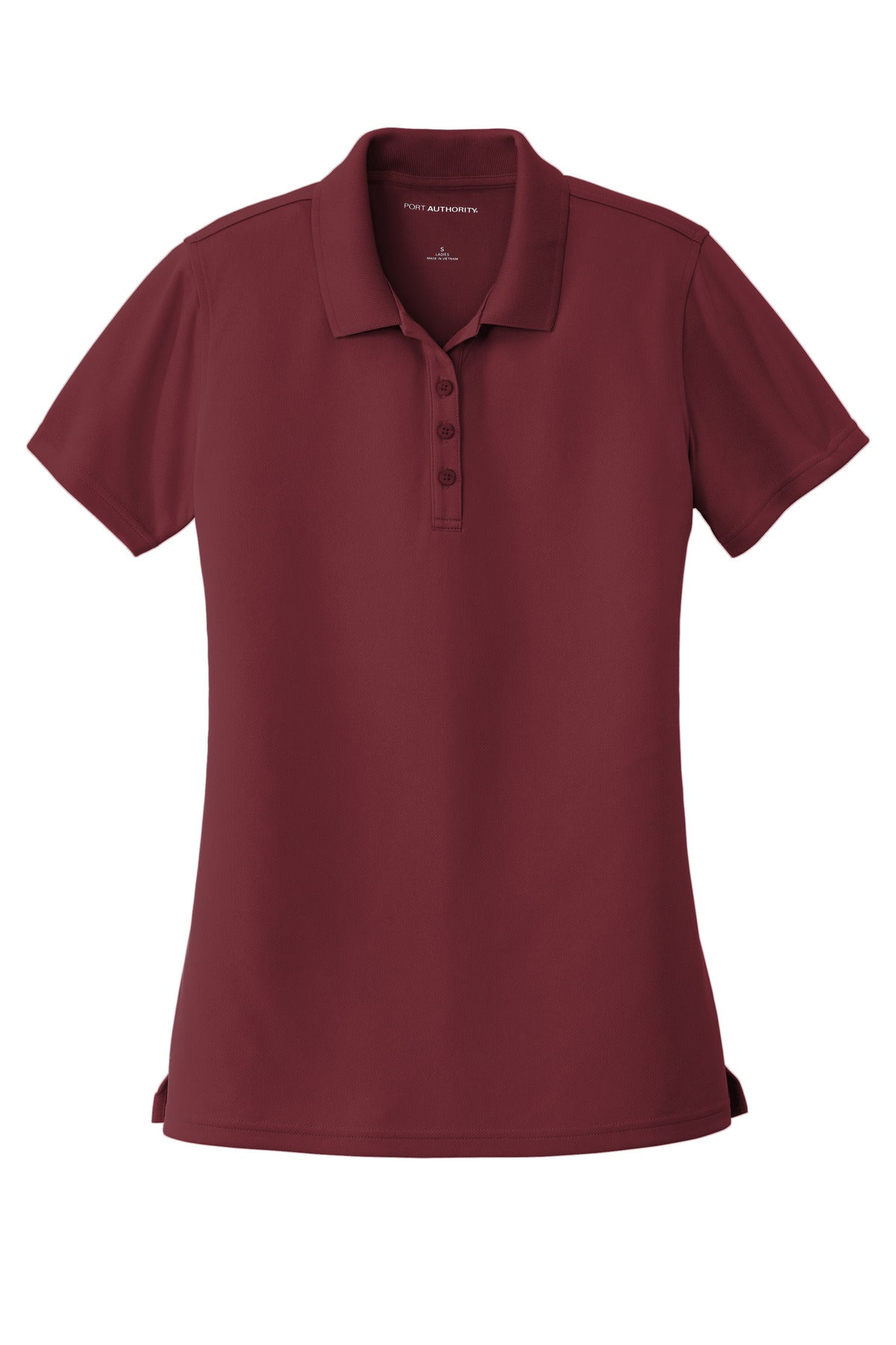 Port Authority Women's Dry Zone UV Micro-Mesh Polo - Burgundy