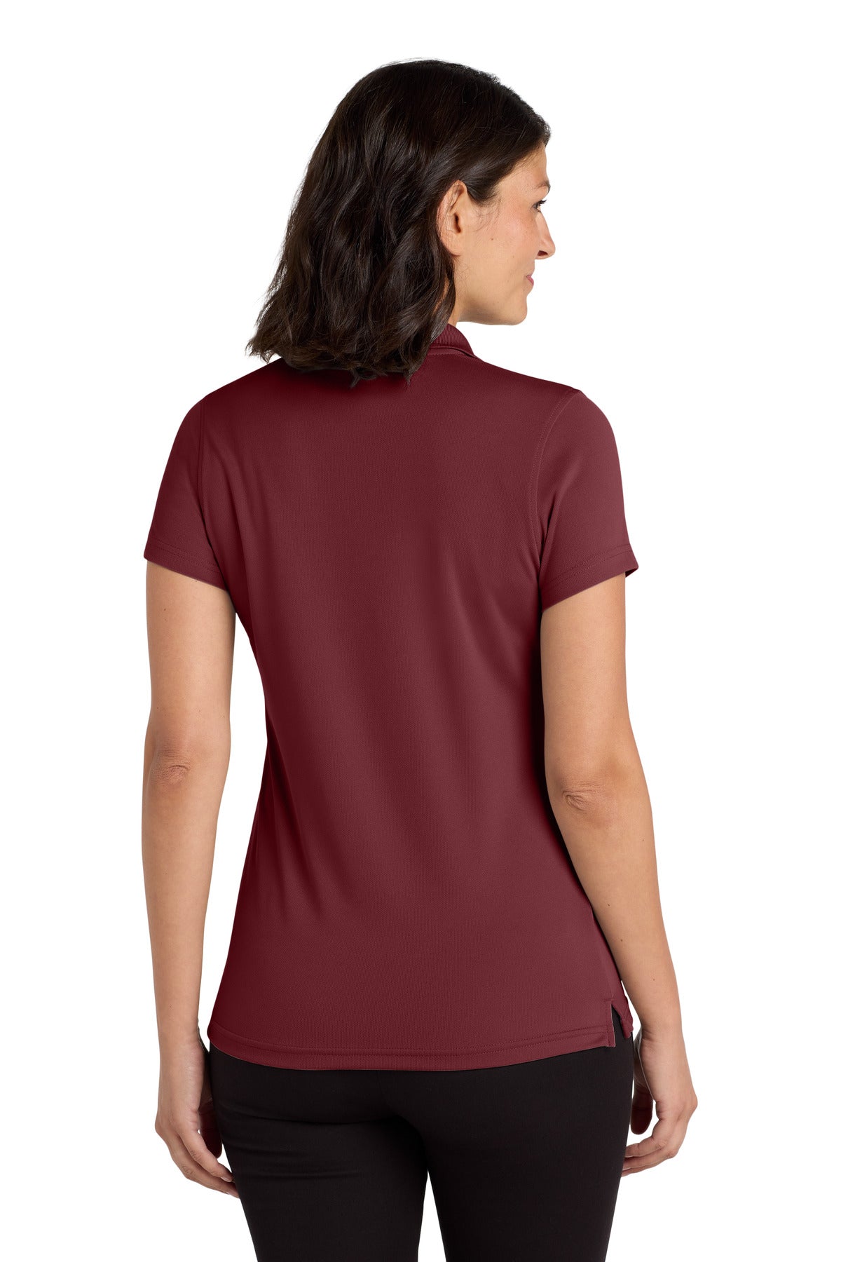 Port Authority Women's Dry Zone UV Micro-Mesh Polo - Burgundy