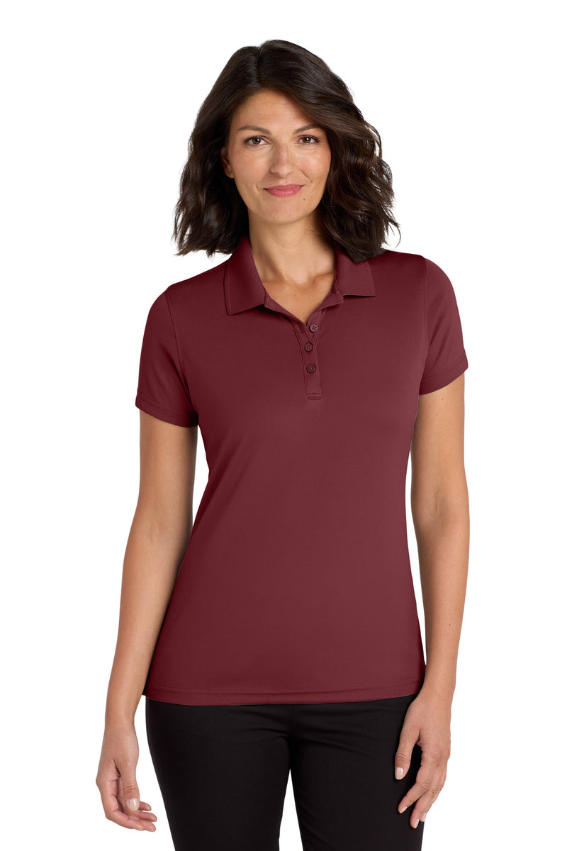 Port Authority Women's Dry Zone UV Micro-Mesh Polo - Burgundy
