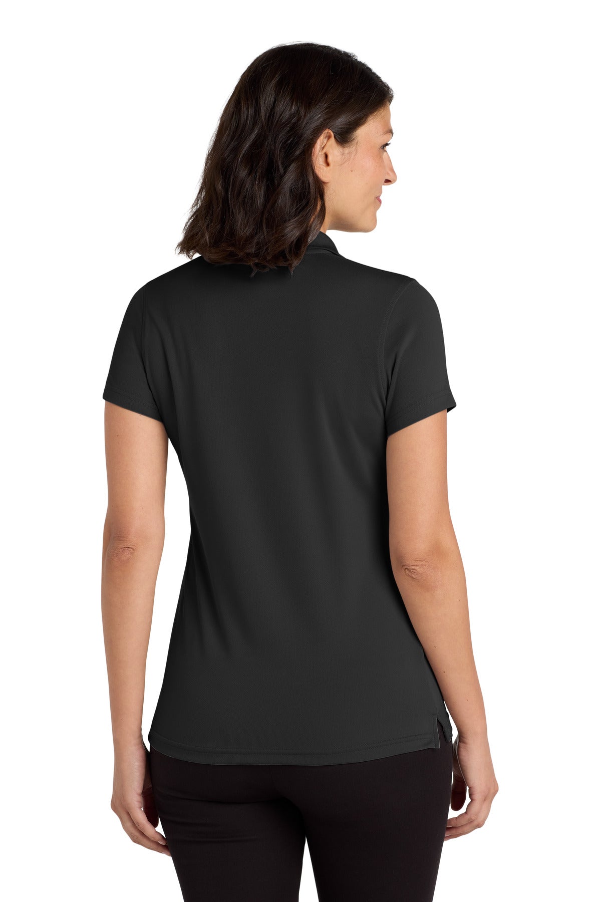 Port Authority Women's Dry Zone UV Micro-Mesh Polo - Deep Black