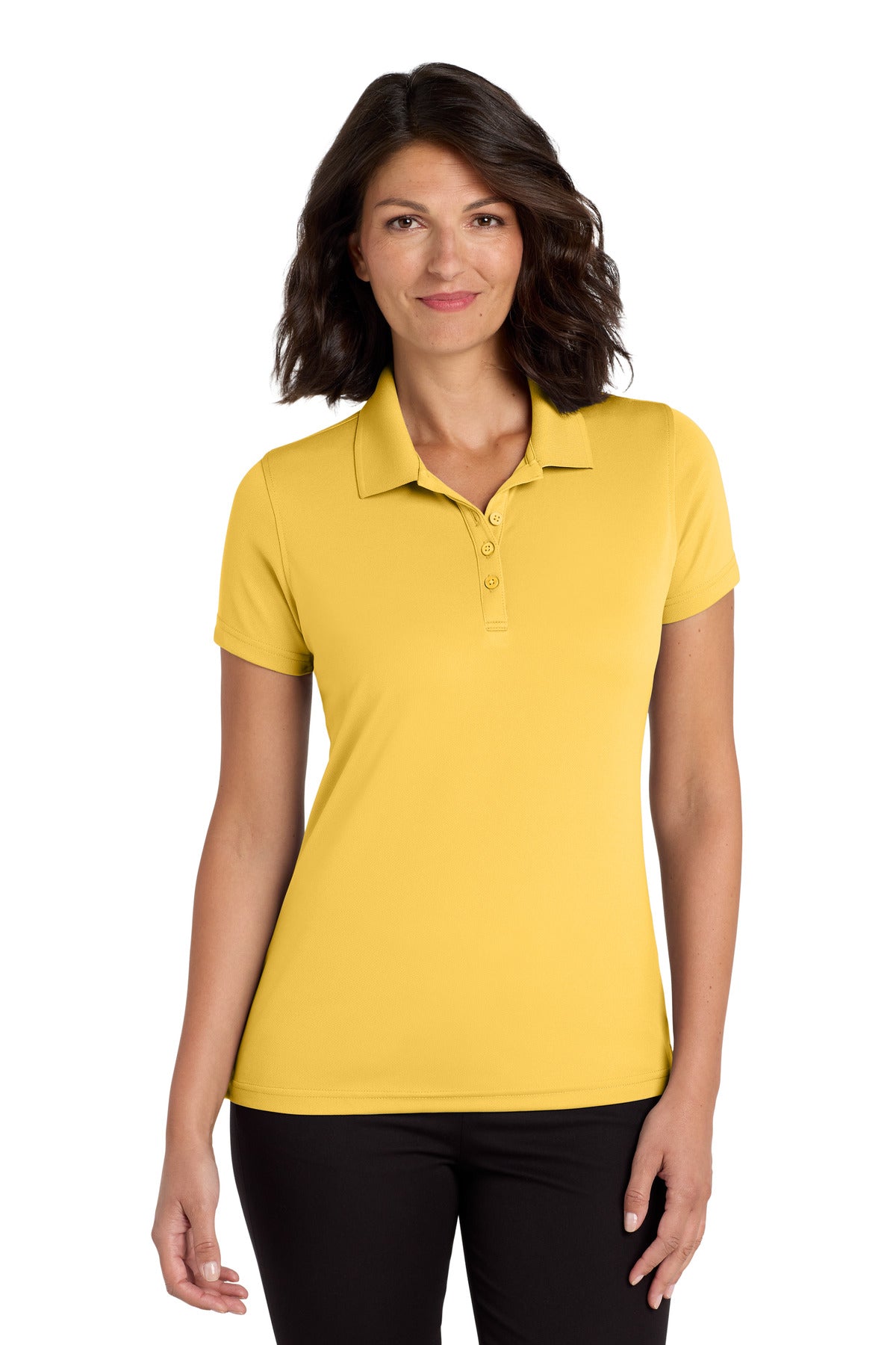 Port Authority Women's Dry Zone UV Micro-Mesh Polo - Sunburst Yellow