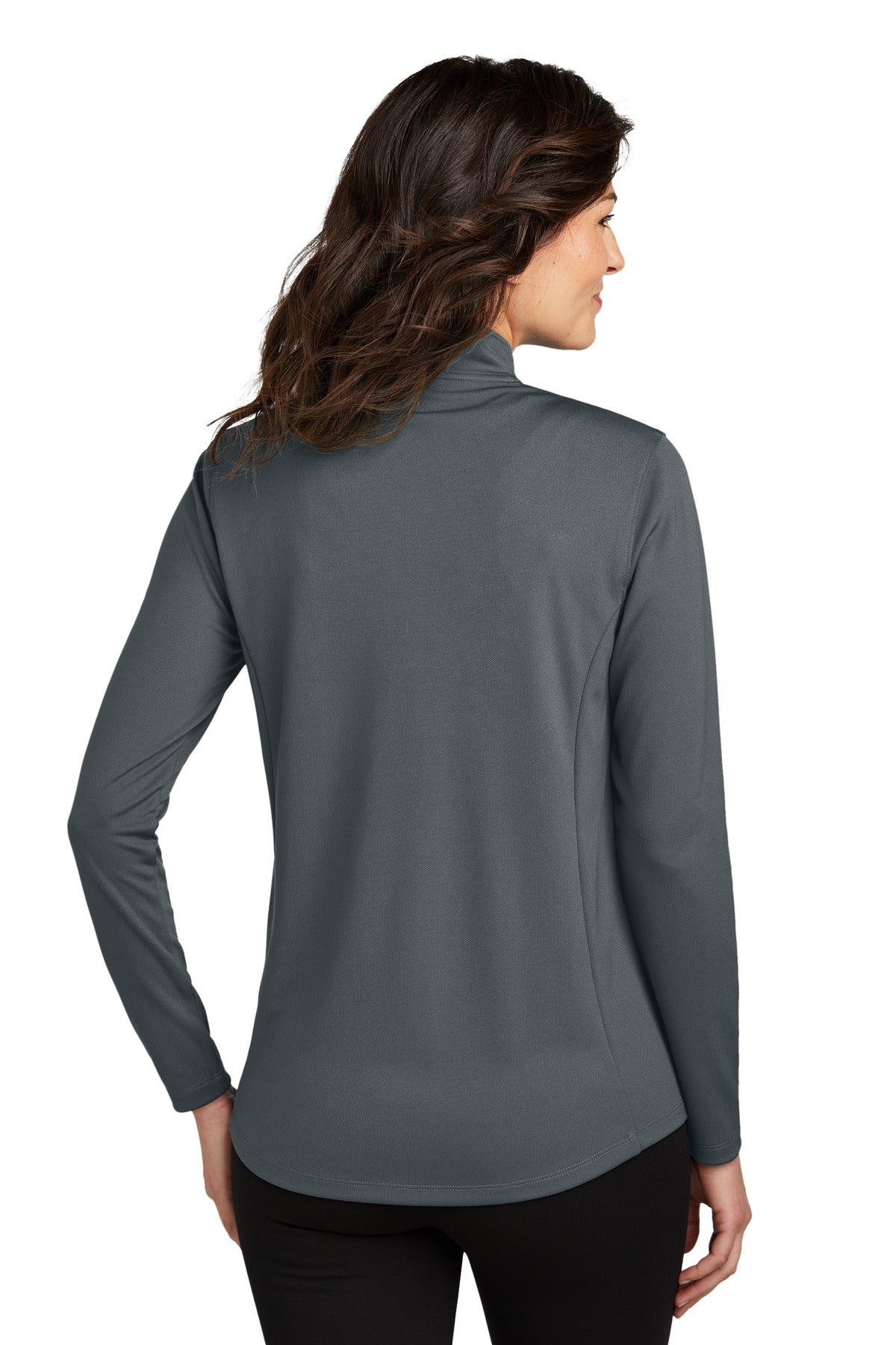 Port Authority Women's Dry Zone UV Micro-Mesh 1/4-Zip - Graphite