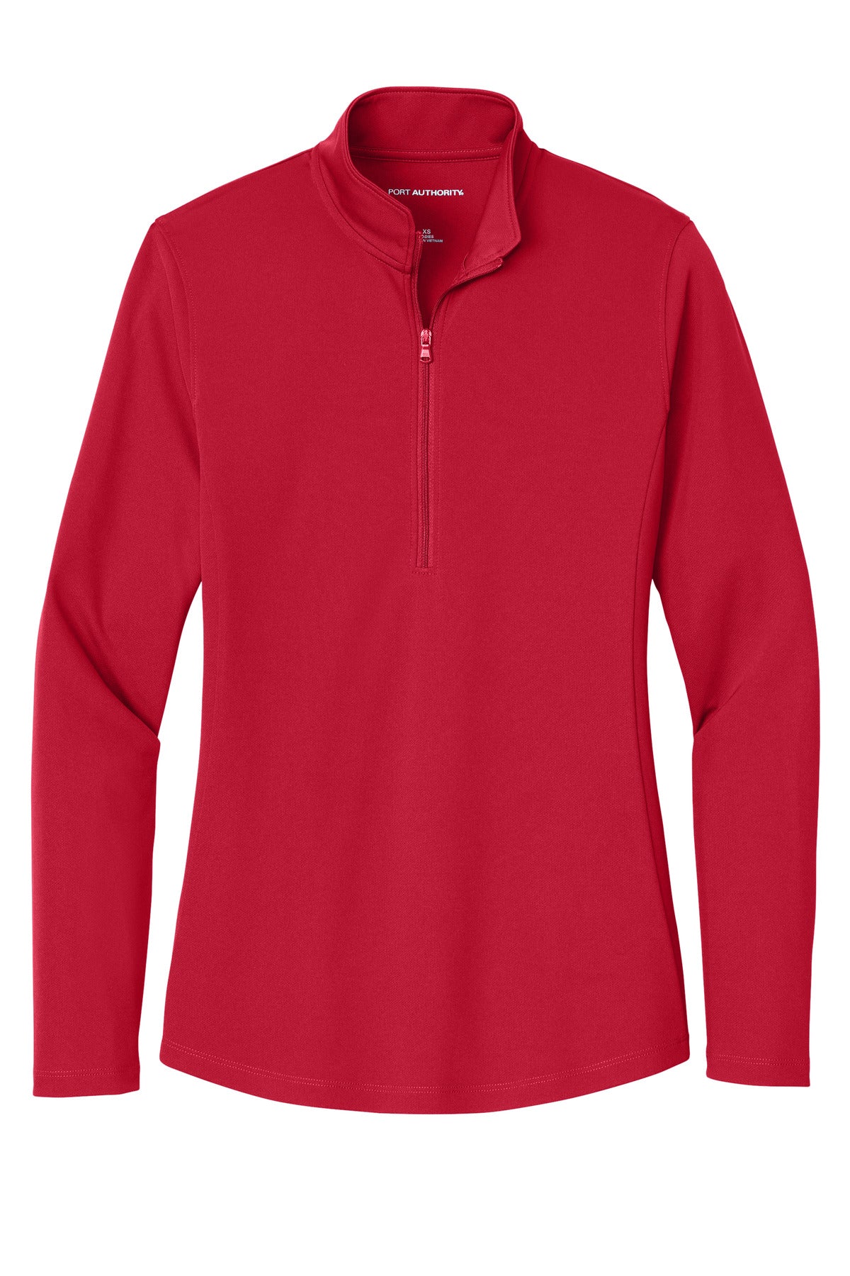 Port Authority Women's Dry Zone UV Micro-Mesh 1/4-Zip - Rich Red