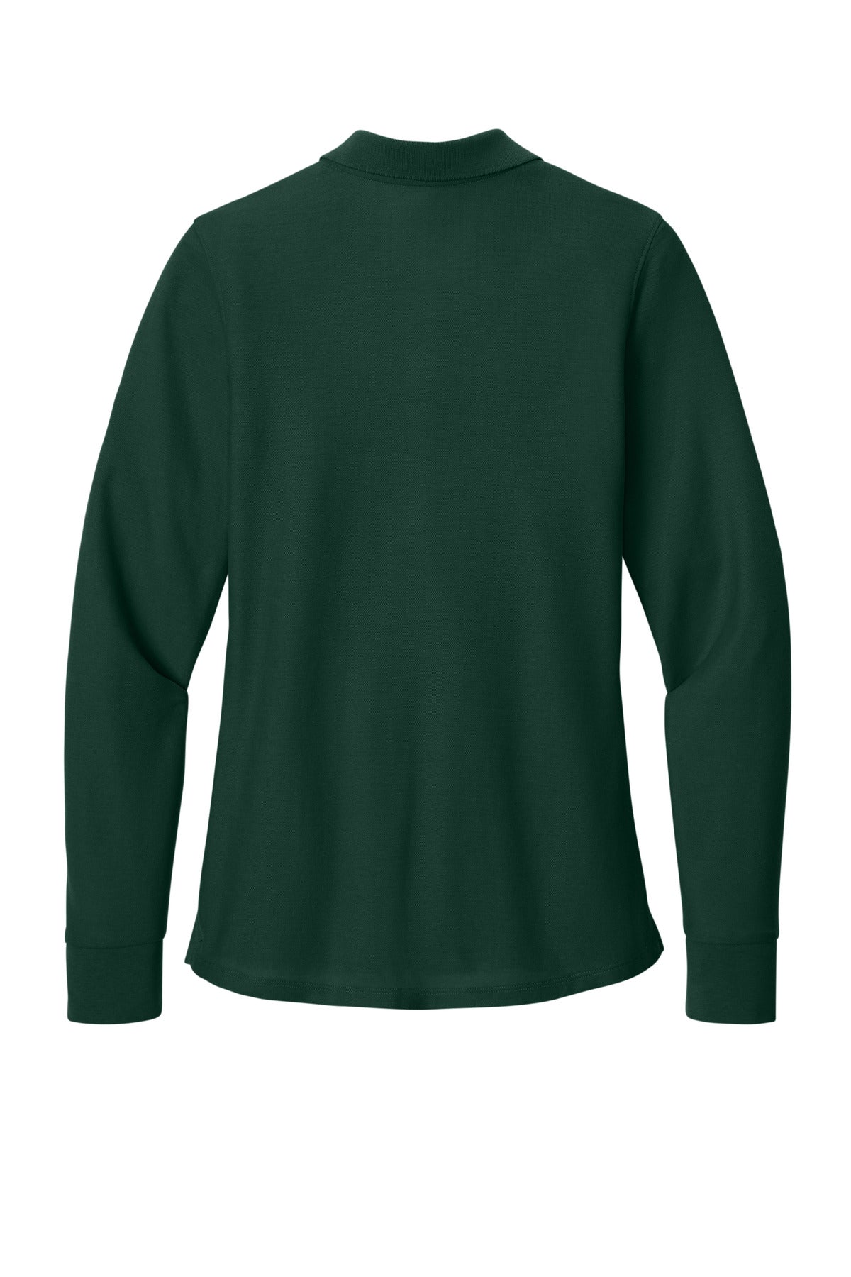 Port Authority Women's Wearever Signature Pique Long Sleeve Polo - Dark Green