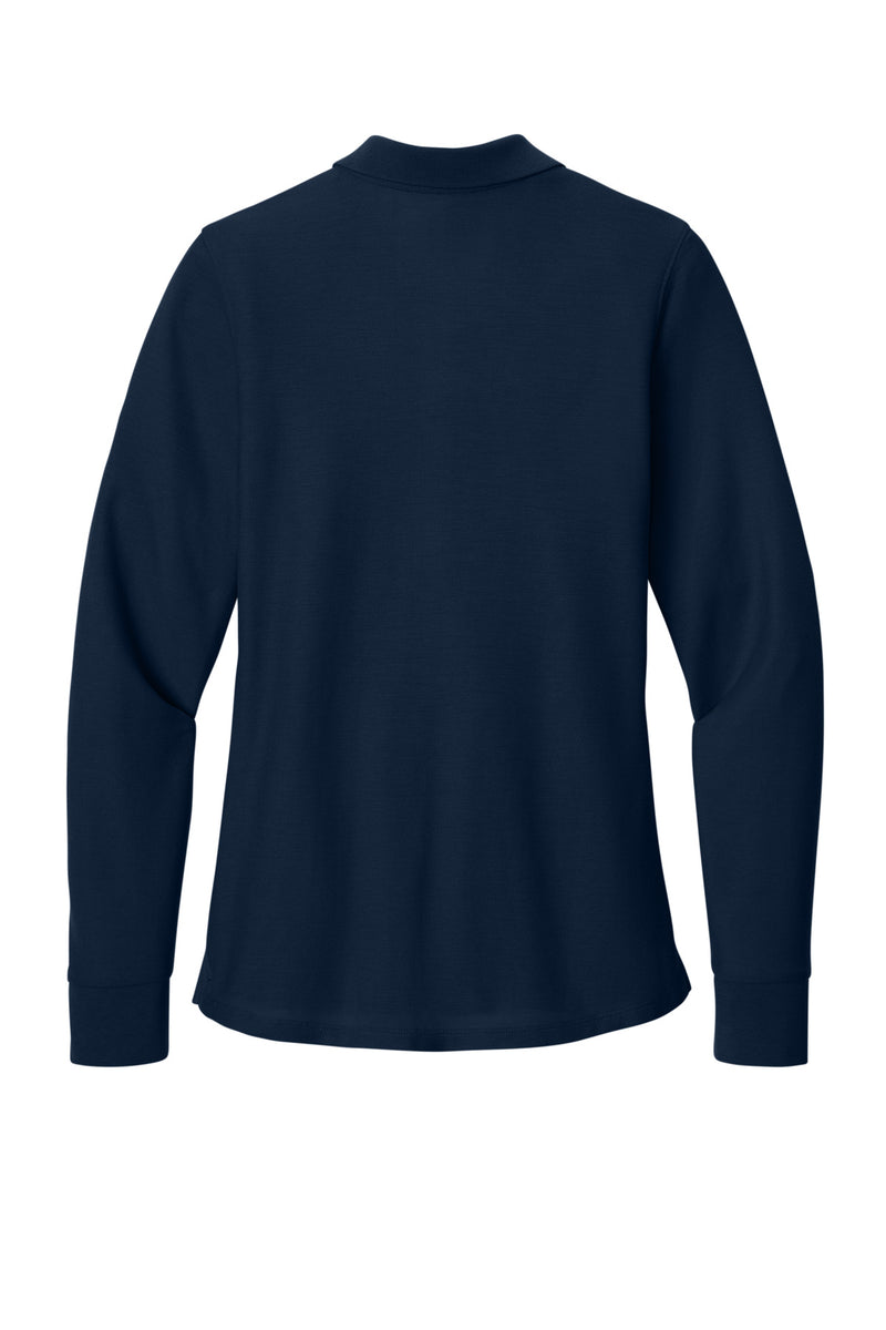 Port Authority Women's Wearever Signature Pique Long Sleeve Polo - River Blue Navy