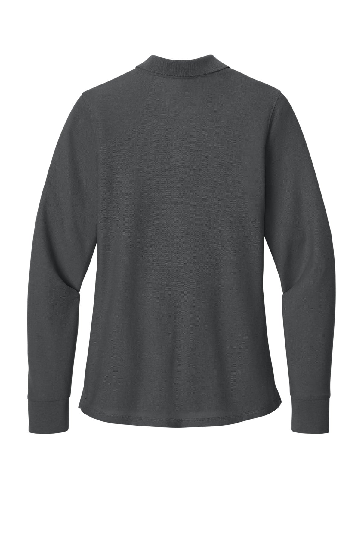 Port Authority Women's Wearever Signature Pique Long Sleeve Polo - Storm Grey