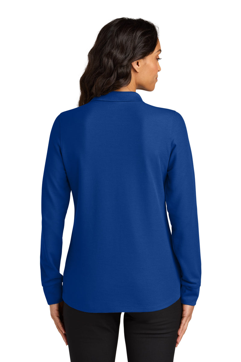 Port Authority Women's Wearever Signature Pique Long Sleeve Polo - True Royal