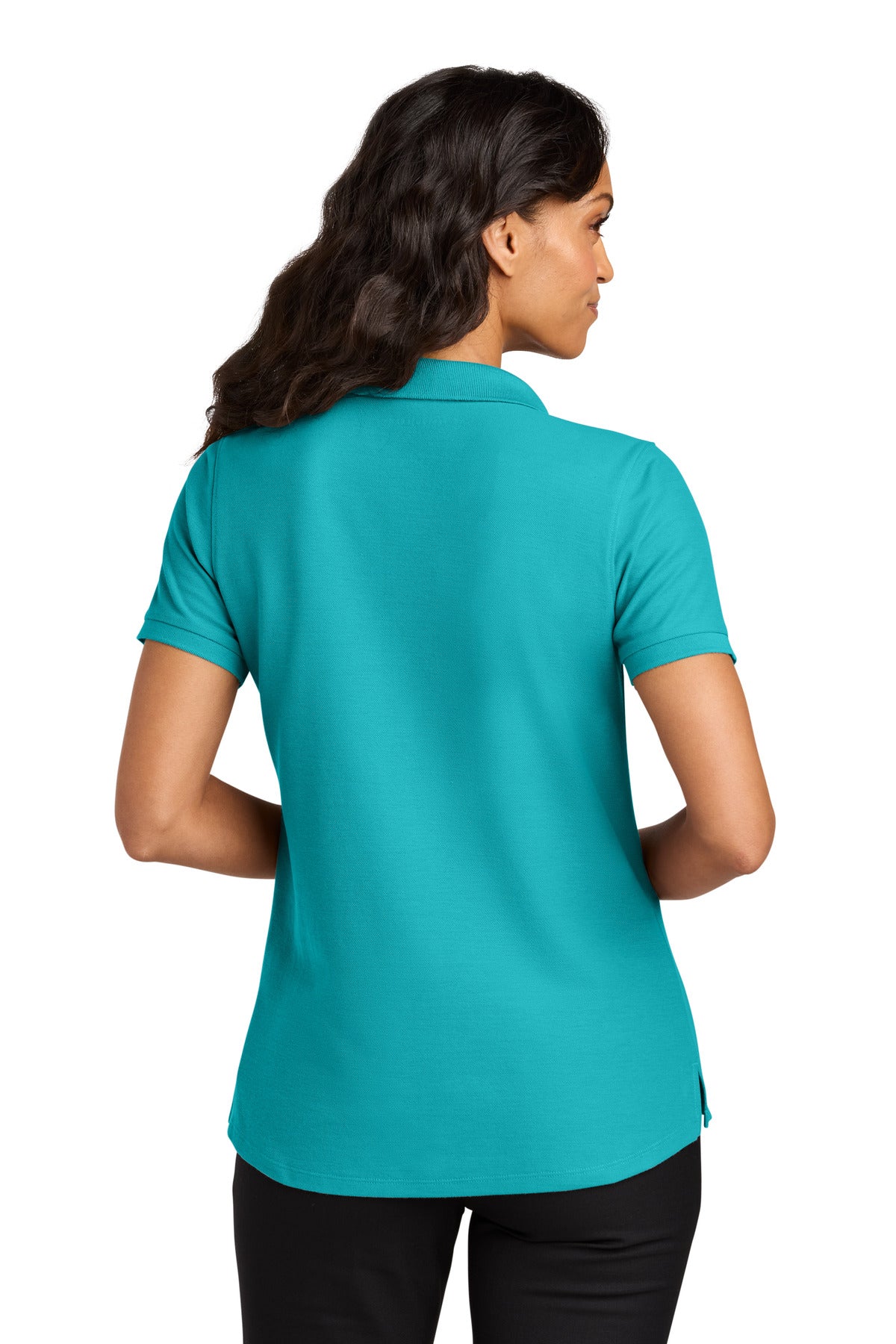 Port Authority Women's Wearever Signature Pique Polo - Aquamarine